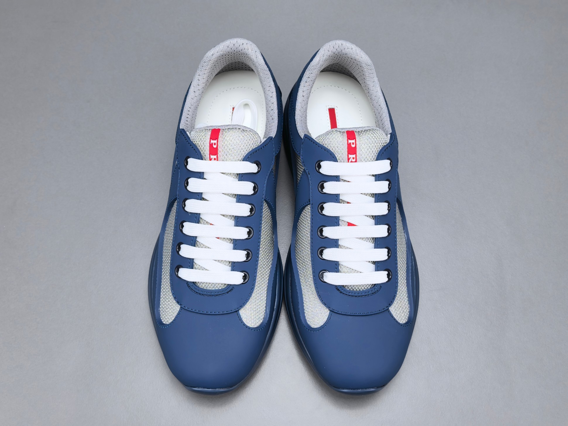 PRADA America’s Cup Sneakers Round-toe, lace-up, low-top sports sneakers - Image 18