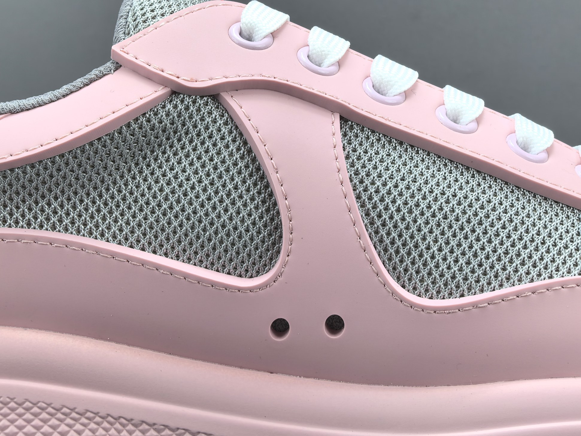 PRADA America’s Cup Sneakers Round-toe, lace-up, low-top sports sneakers - Image 2