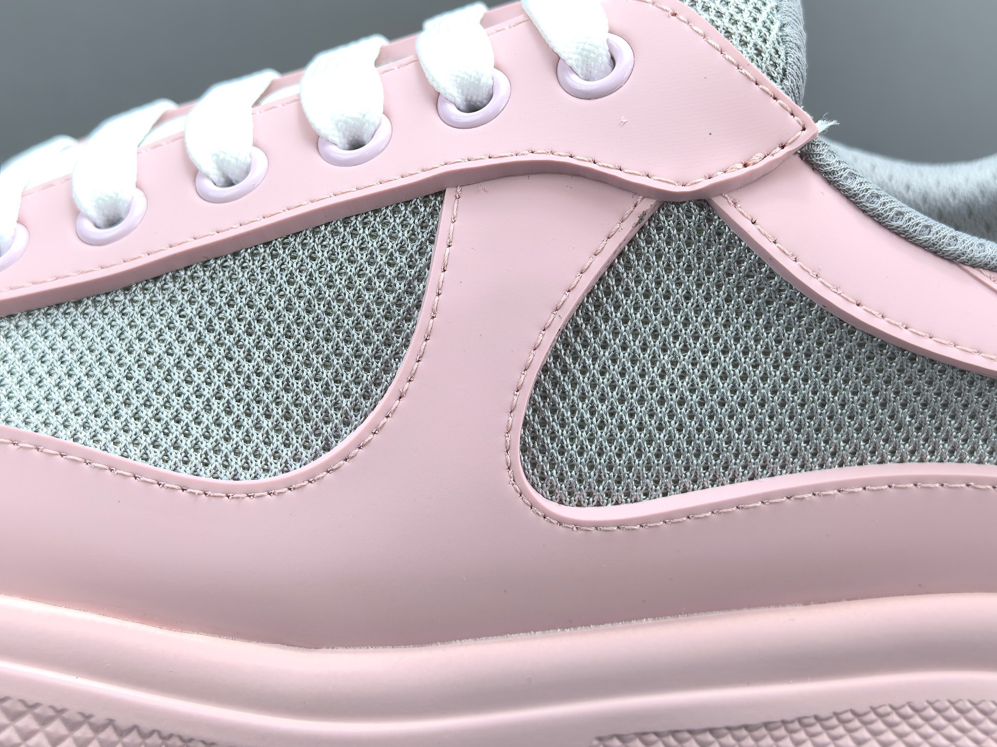 PRADA America’s Cup Sneakers Round-toe, lace-up, low-top sports sneakers - Image 9