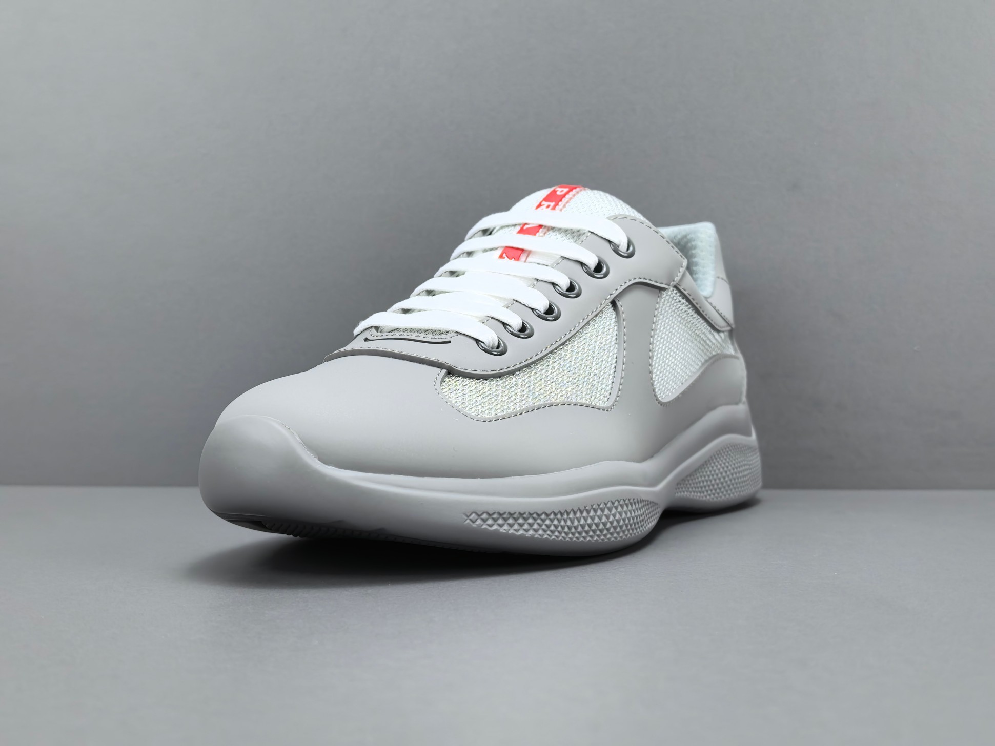 PRADA America’s Cup Sneakers Round-toe, lace-up, low-top sports sneakers - Image 8