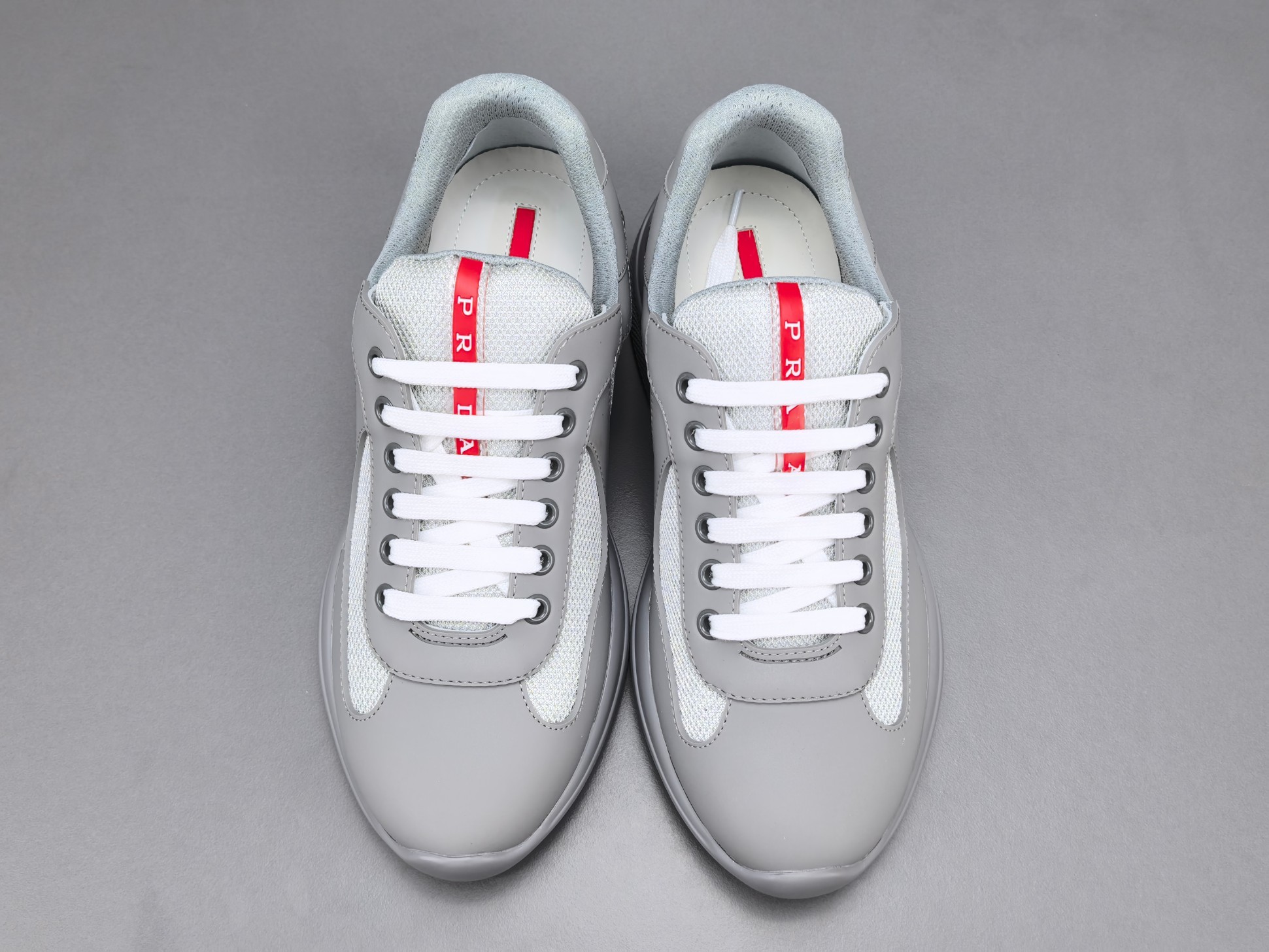 PRADA America’s Cup Sneakers Round-toe, lace-up, low-top sports sneakers - Image 12