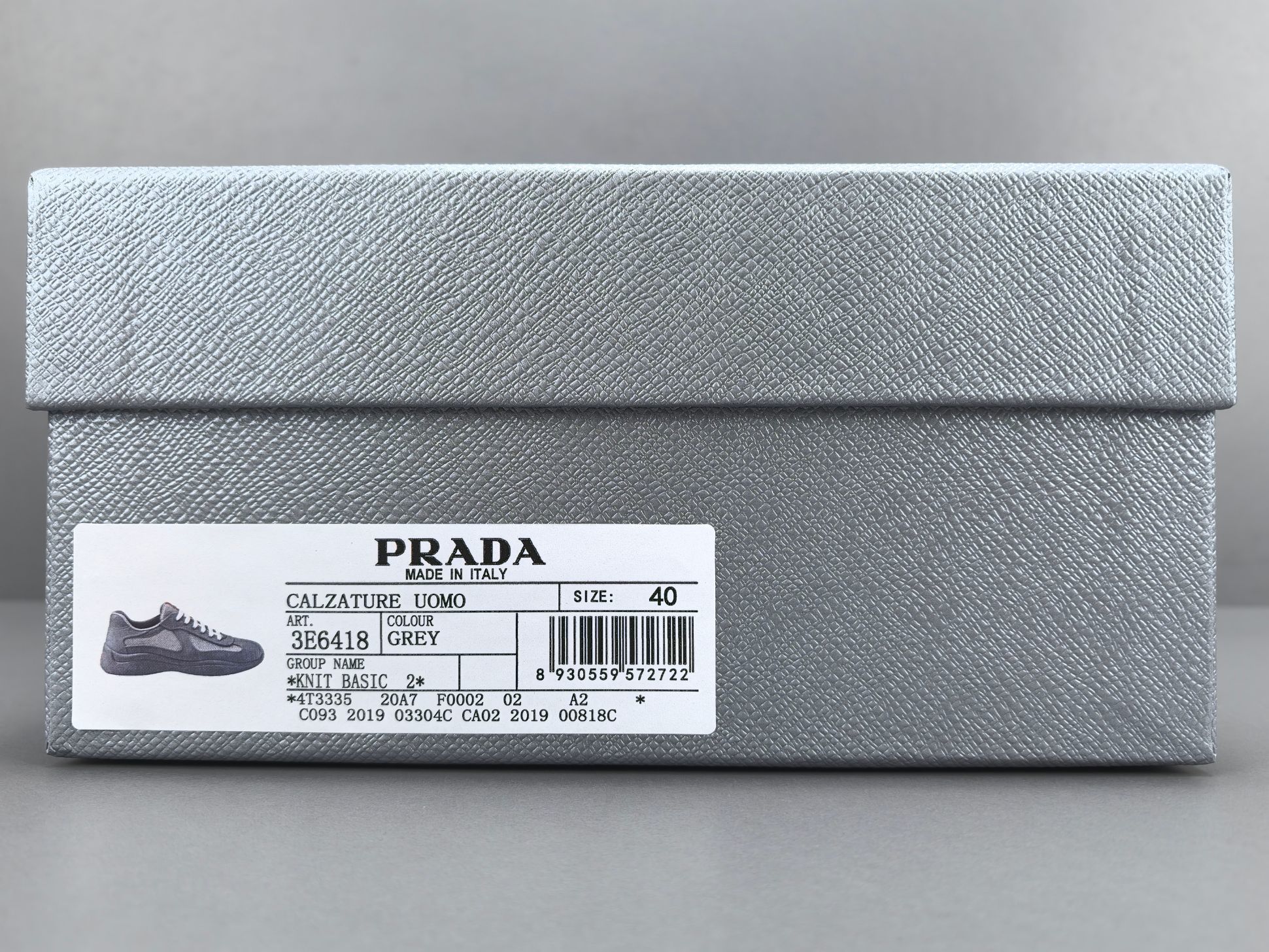 PRADA America’s Cup Sneakers Round-toe, lace-up, low-top sports sneakers - Image 14