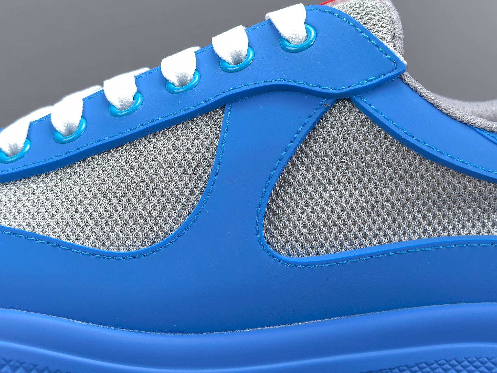 PRADA America’s Cup Sneakers Round-toe, lace-up, low-top sports sneakers - Image 4