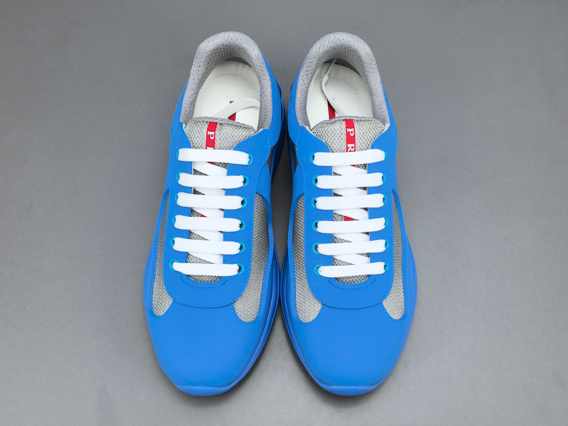 PRADA America’s Cup Sneakers Round-toe, lace-up, low-top sports sneakers - Image 17