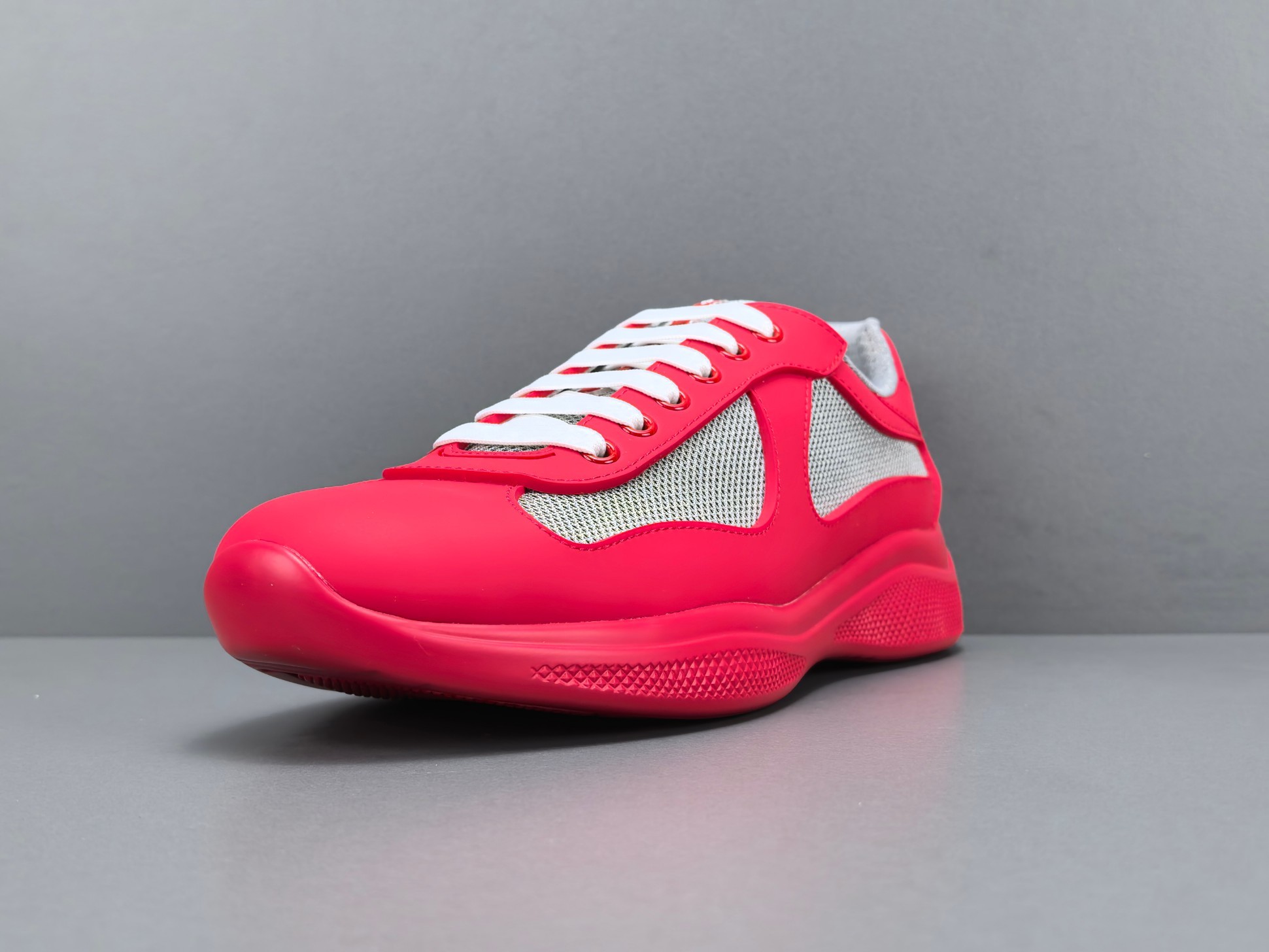 PRADA America’s Cup Sneakers Round-toe, lace-up, low-top sports sneakers - Image 10