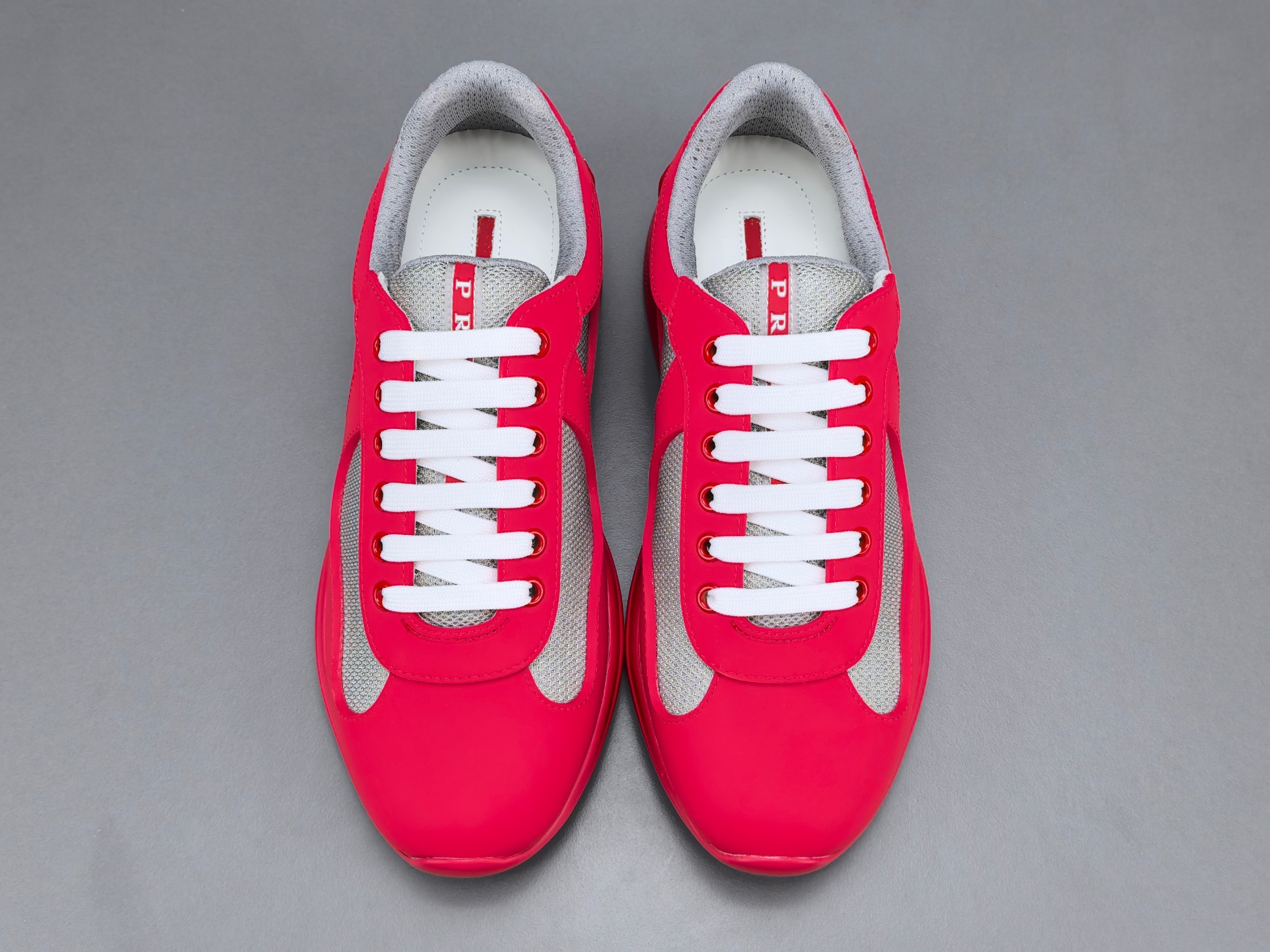 PRADA America’s Cup Sneakers Round-toe, lace-up, low-top sports sneakers - Image 13
