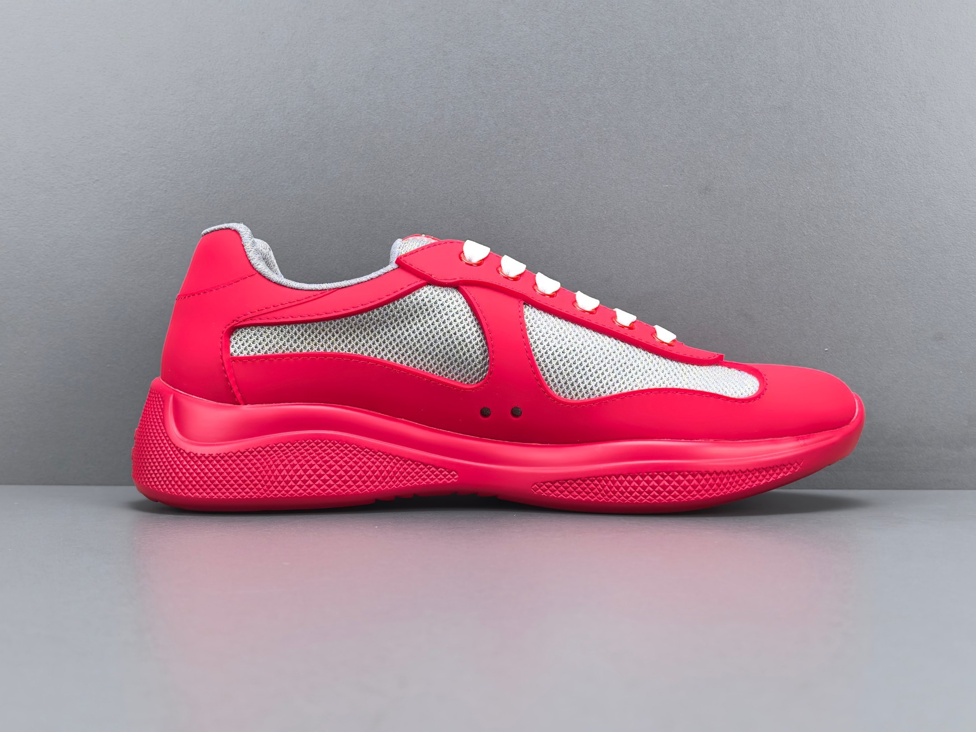 PRADA America’s Cup Sneakers Round-toe, lace-up, low-top sports sneakers - Image 15