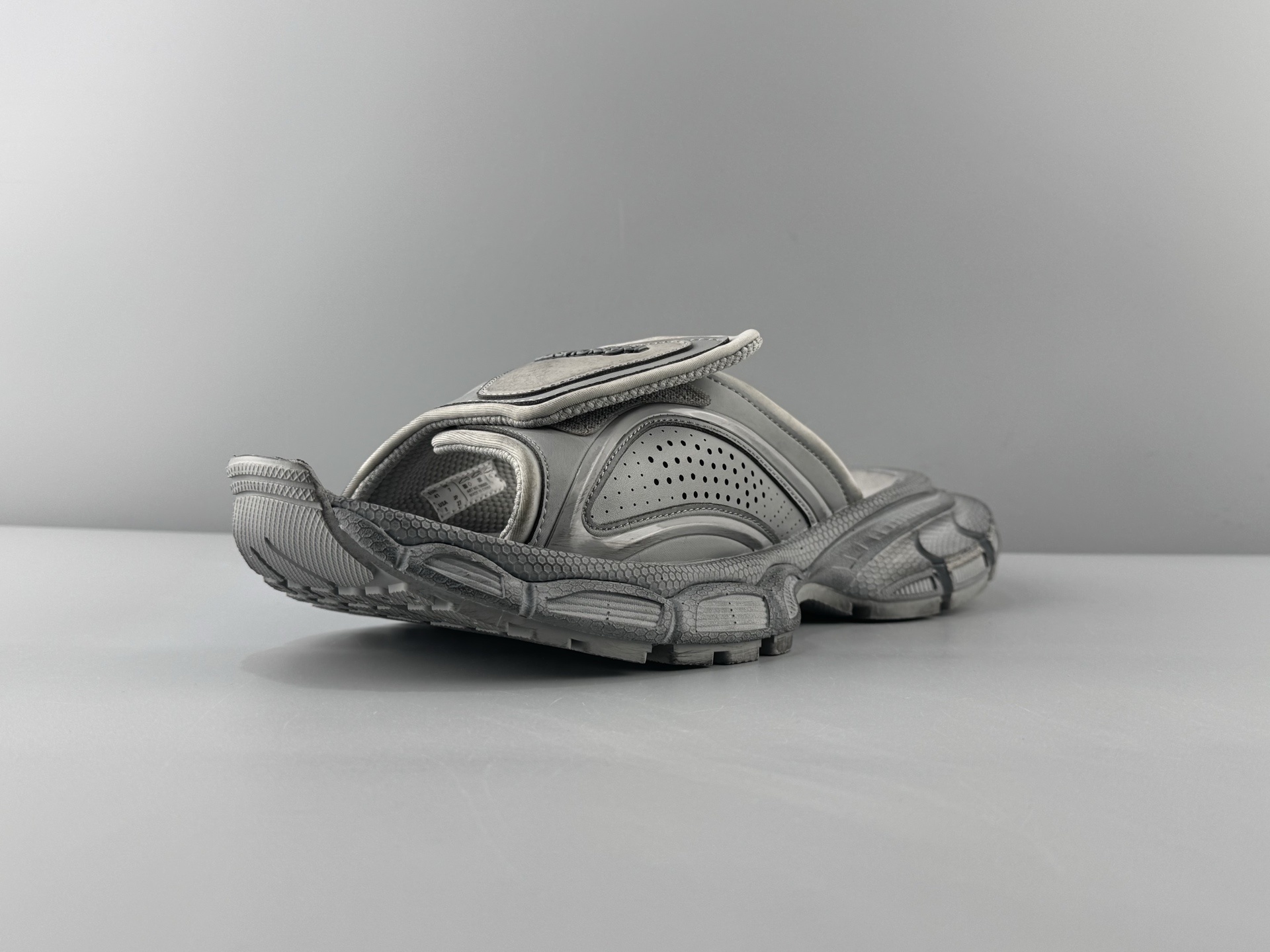Balenciaga 3XL Slides Color: Gray Premium original factory materials Independently developed private outsole mold - Image 16