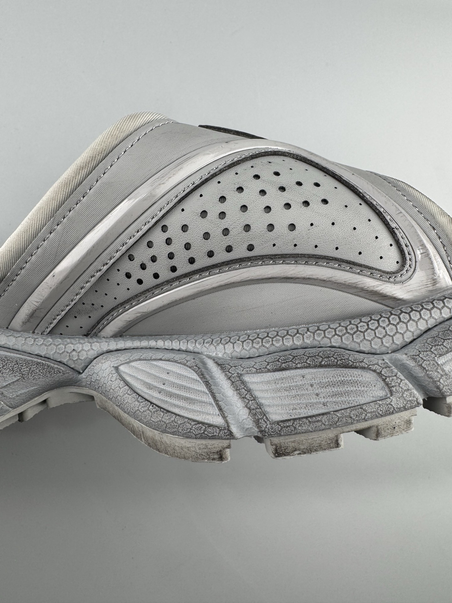 Balenciaga 3XL Slides Color: Gray Premium original factory materials Independently developed private outsole mold - Image 23