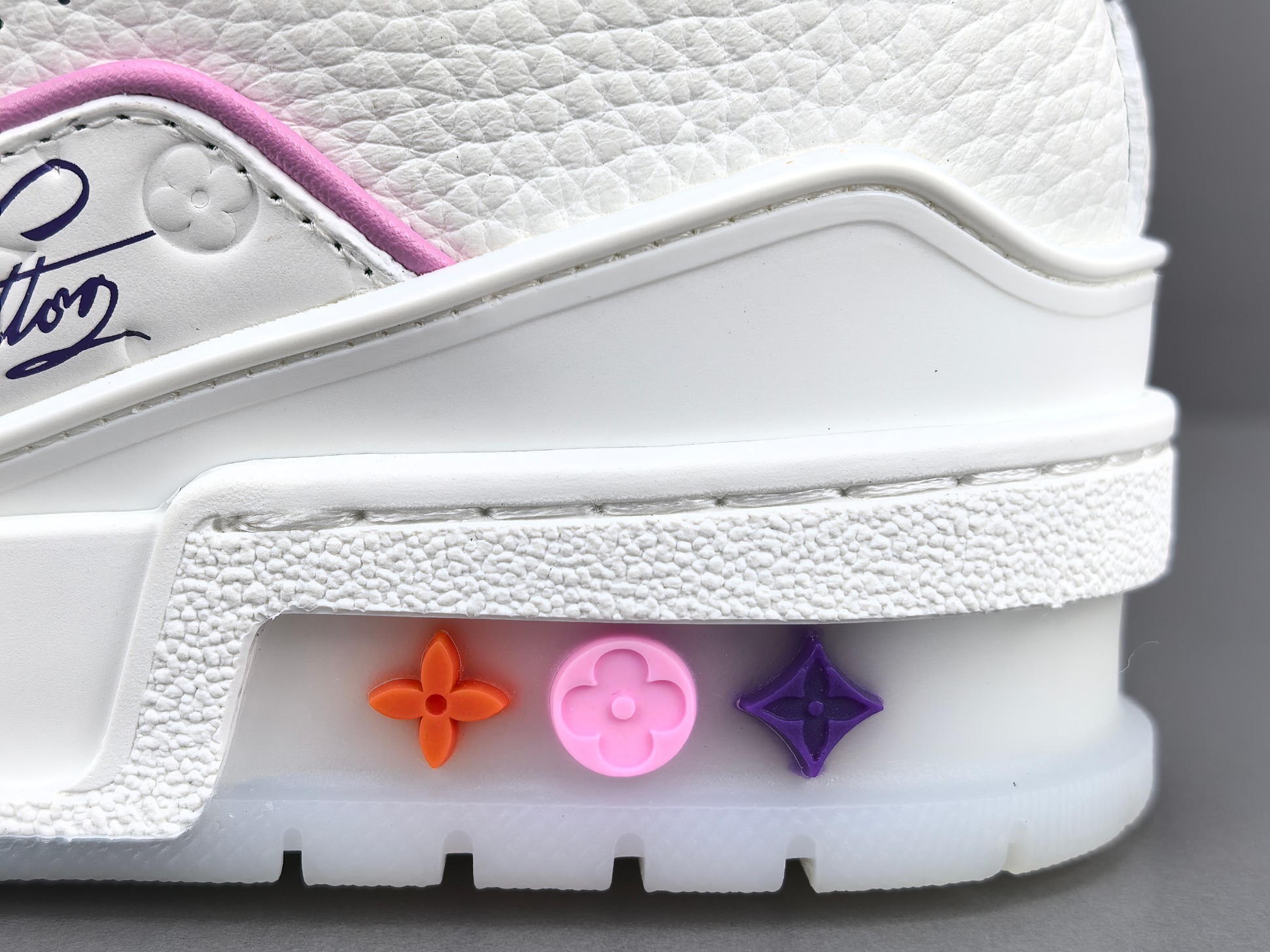 LV Trainer 2025 Cruise 🛳️ Limited Edition Inspired by vintage basketball sneakers, Virgil Abloh designed the highly sought-after LV Trainer to embody a perfect fusion of luxury and sport. - Image 5