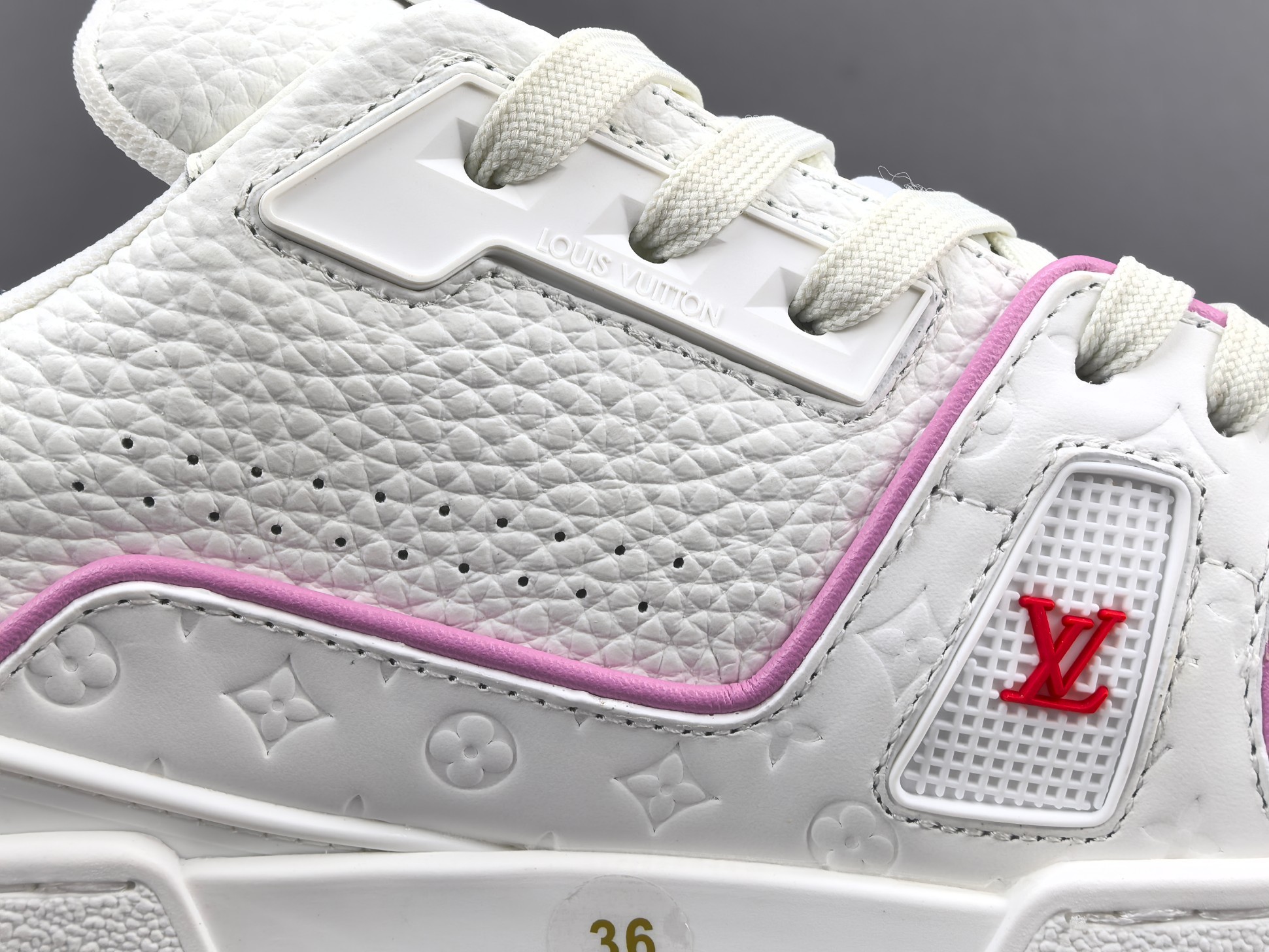 LV Trainer 2025 Cruise 🛳️ Limited Edition Inspired by vintage basketball sneakers, Virgil Abloh designed the highly sought-after LV Trainer to embody a perfect fusion of luxury and sport. - Image 6
