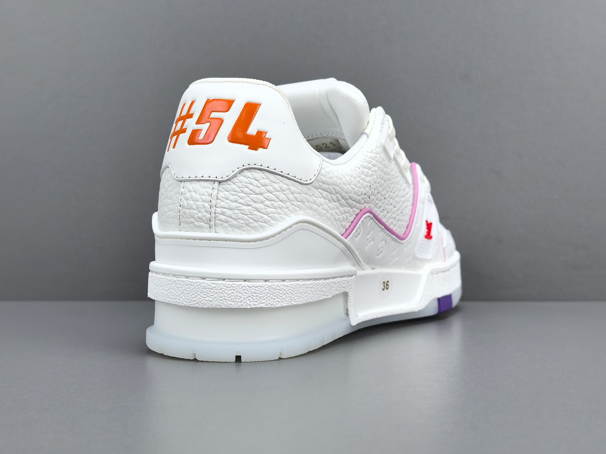 LV Trainer 2025 Cruise π³οΈ Limited Edition Inspired by vintage basketball sneakers, Virgil Abloh designed the highly sought-after LV Trainer to embody a perfect fusion of luxury and sport. - Image 11