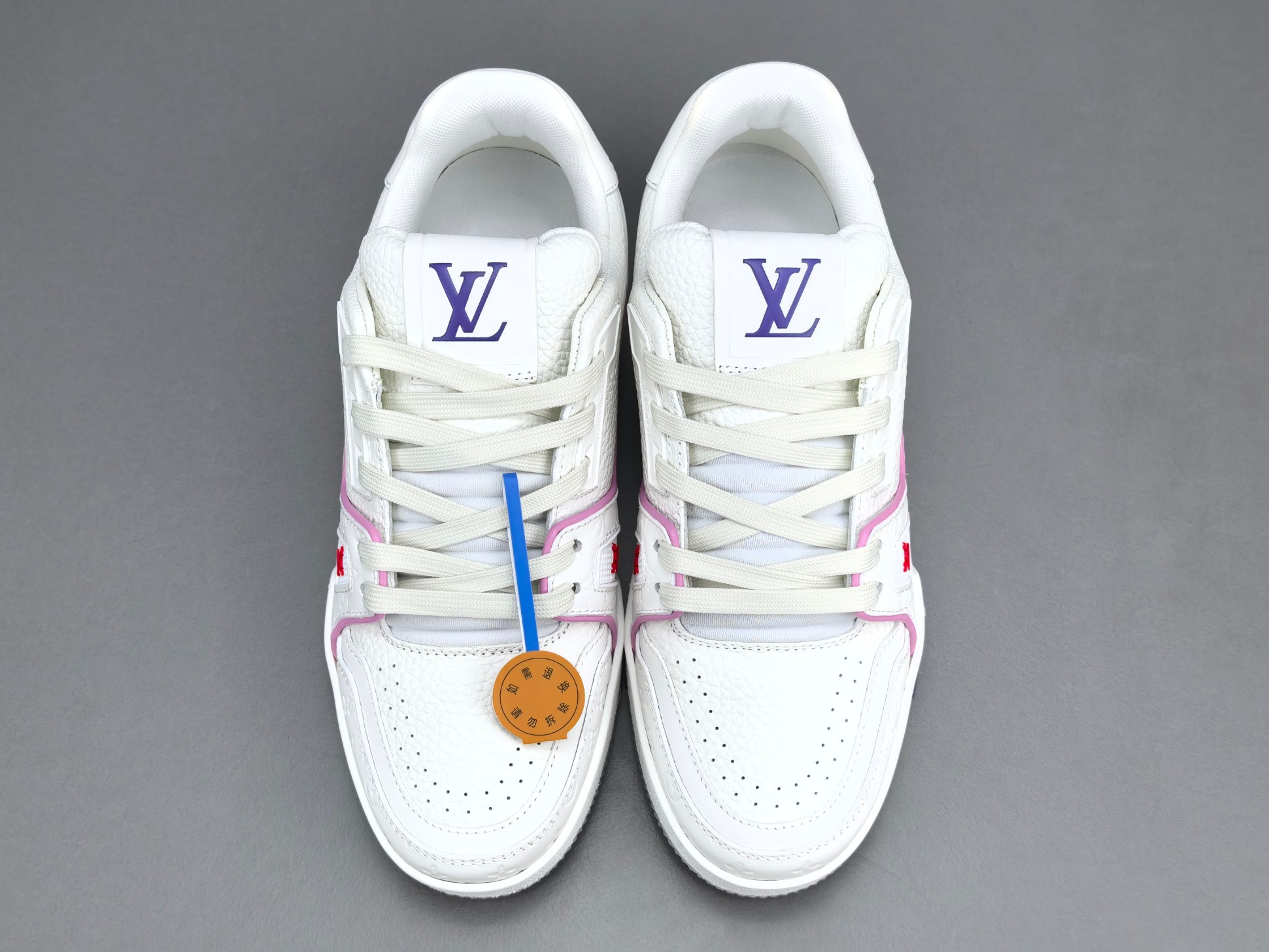 LV Trainer 2025 Cruise π³οΈ Limited Edition Inspired by vintage basketball sneakers, Virgil Abloh designed the highly sought-after LV Trainer to embody a perfect fusion of luxury and sport. - Image 14