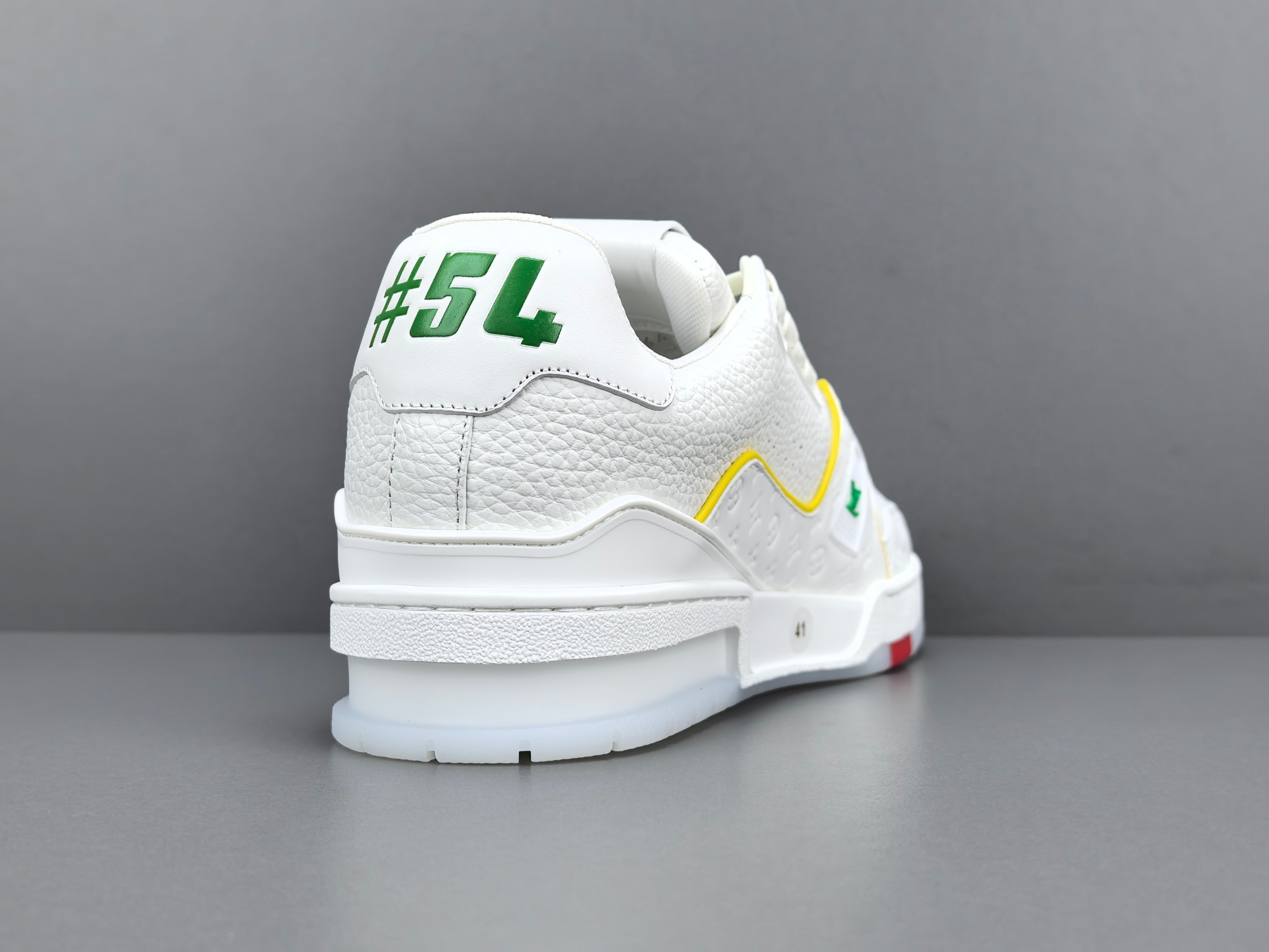 LV Trainer 2025 Cruise 🛳️ Limited Edition Designed by Virgil Abloh, this limited-edition LV Trainer takes inspiration from vintage basketball sneakers, merging classic sport style with Louis Vuitton’s signature luxury craftsmanship. - Image 16