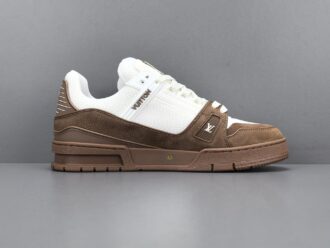 Louis Vuitton Trainer 2025 Edition Designed under the creative vision of Virgil Abloh, this LV Trainer draws inspiration from vintage basketball sneakers, blending heritage aesthetics with modern luxury.