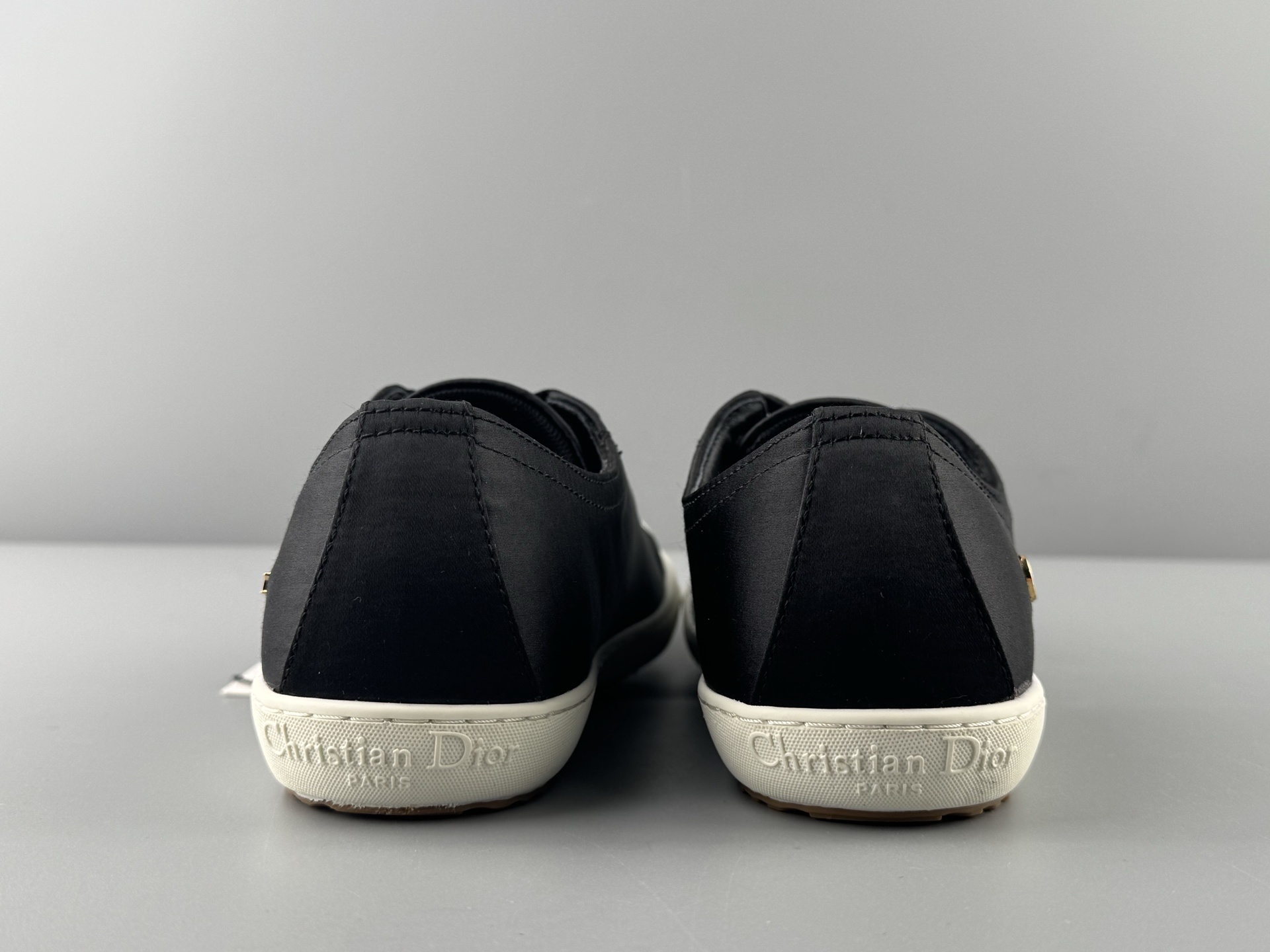 DIOR Dioriviera Lucky Satin Round-Toe Lace-Up Low-Top Sneakers for Women - Image 6