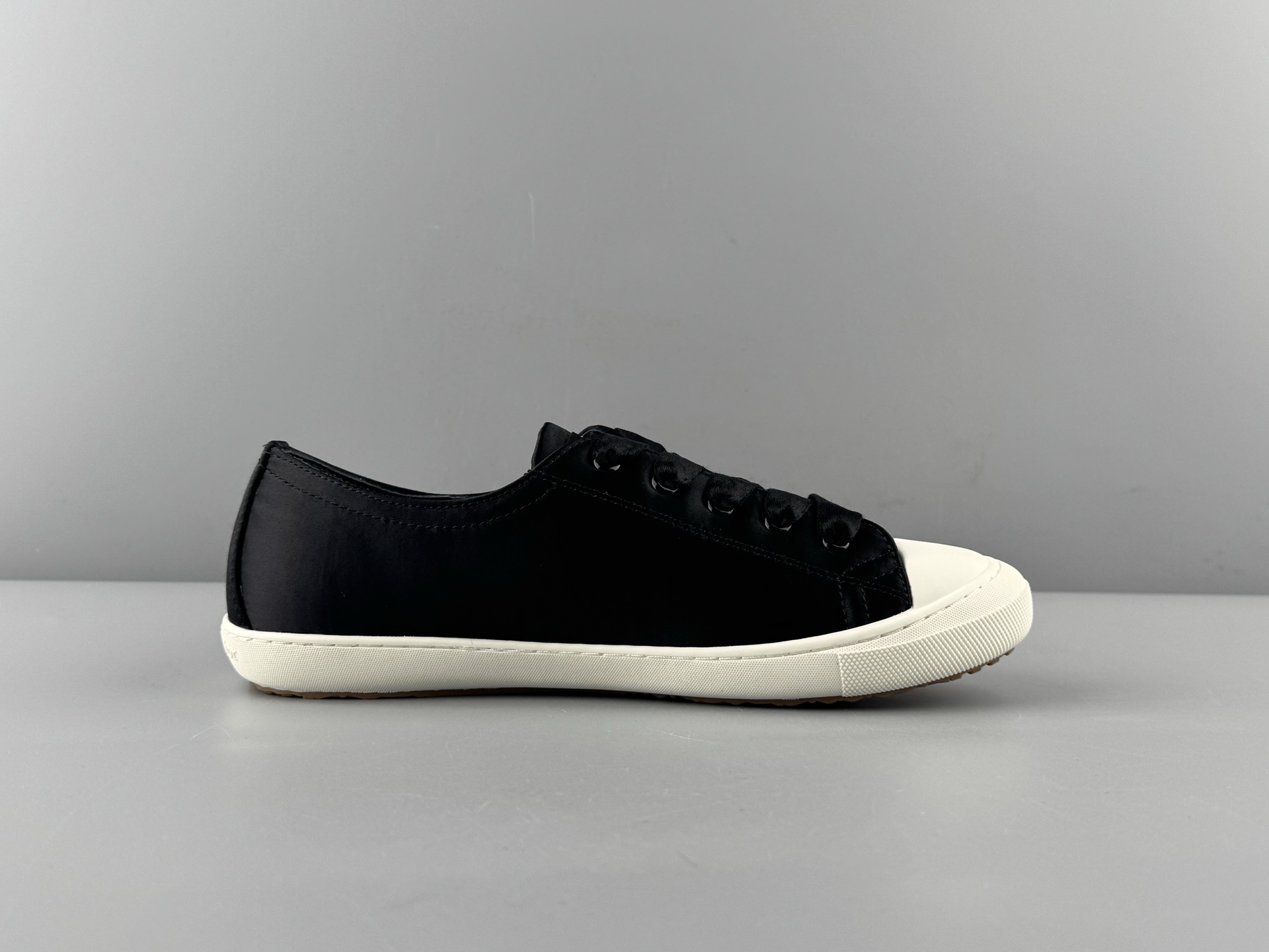 DIOR Dioriviera Lucky Satin Round-Toe Lace-Up Low-Top Sneakers for Women - Image 6