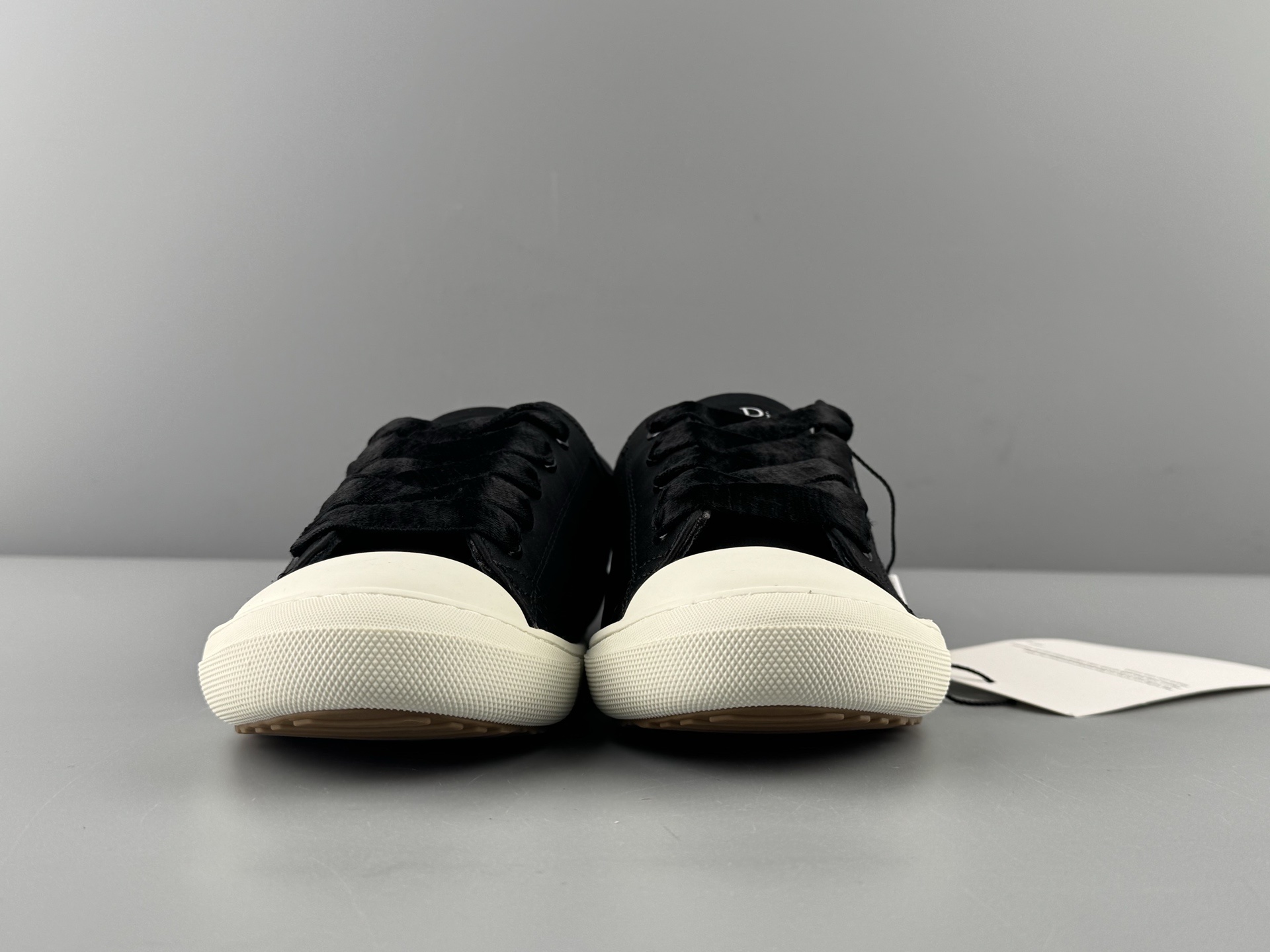 DIOR Dioriviera Lucky Satin Round-Toe Lace-Up Low-Top Sneakers for Women - Image 8