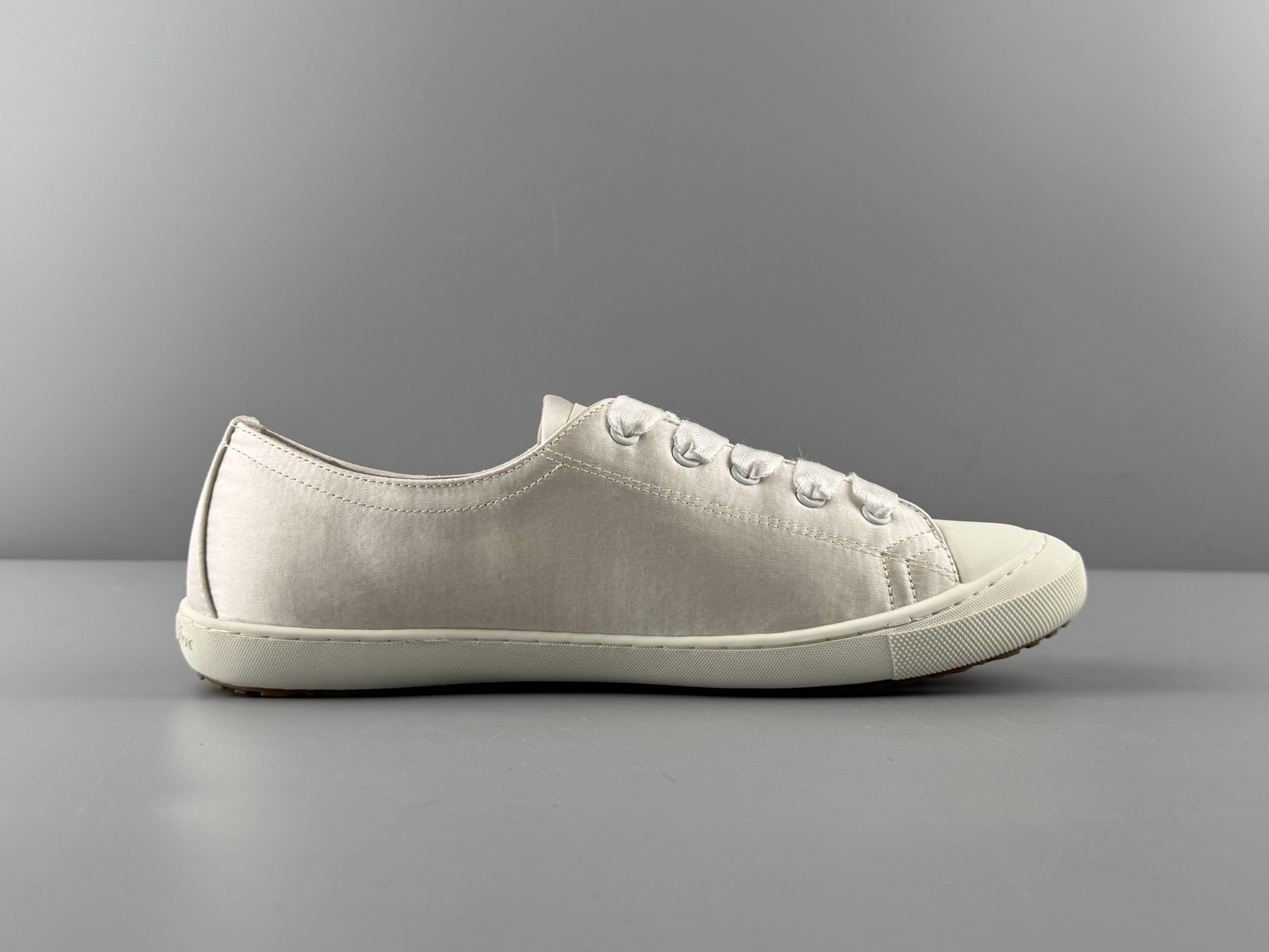 DIOR Dioriviera Lucky Satin Round-Toe Lace-Up Low-Top Sneakers for Women - Image 5
