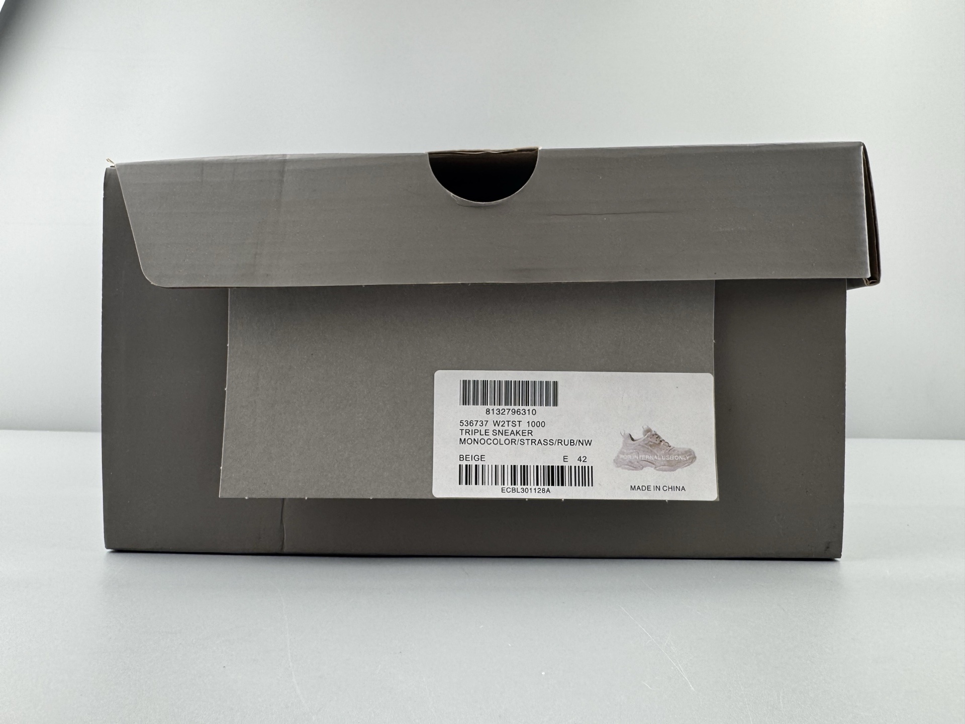 Balenciaga Triple S Round-Toe Lace-Up Sneakers with Satin Bow Detail. Women’s Low-Top “Dad Shoe” in White - Image 14