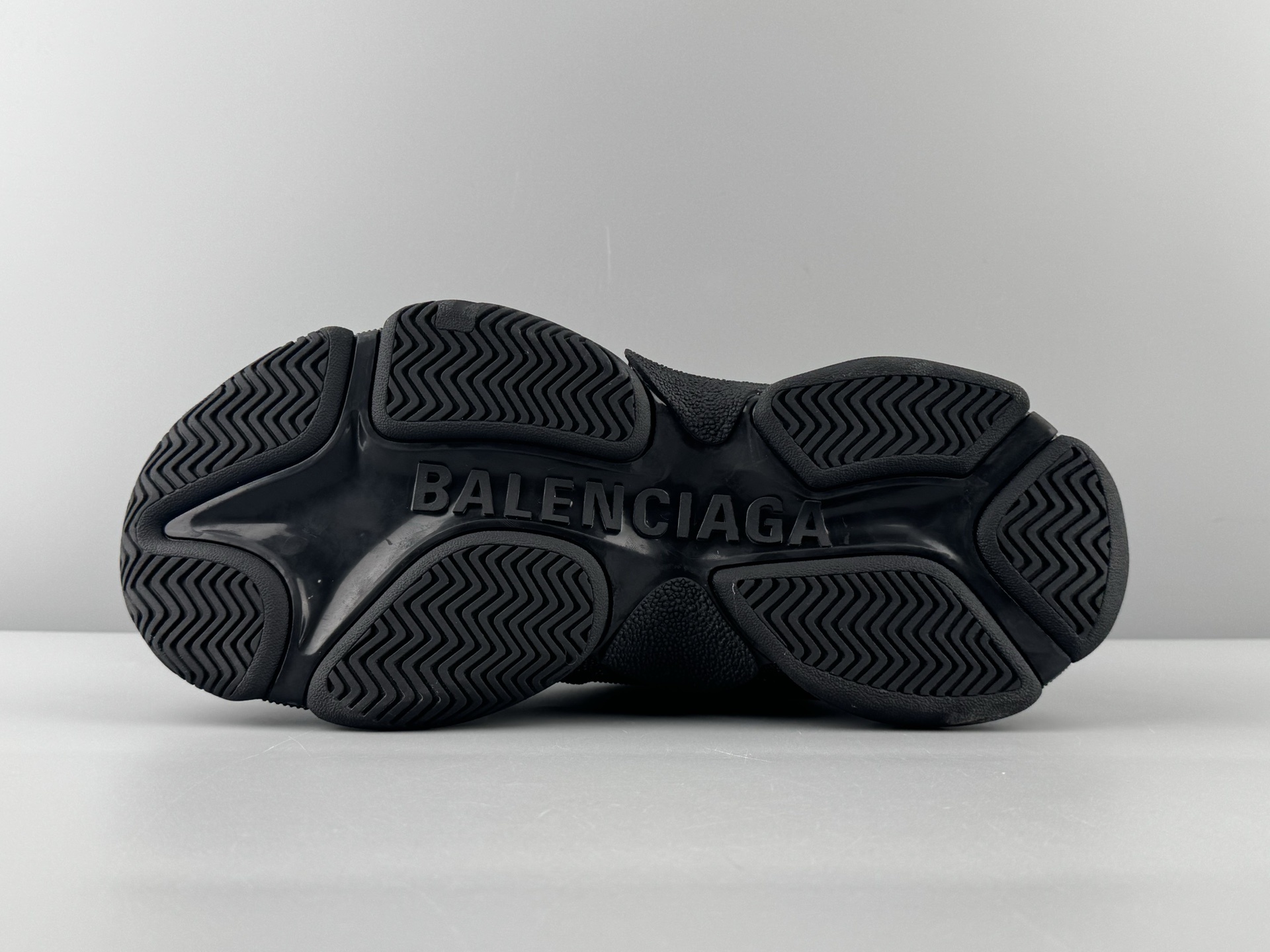 Balenciaga Triple S Round-Toe Lace-Up Sneakers with Satin Bow Detail. Women’s Low-Top “Dad Shoe” in White - Image 13