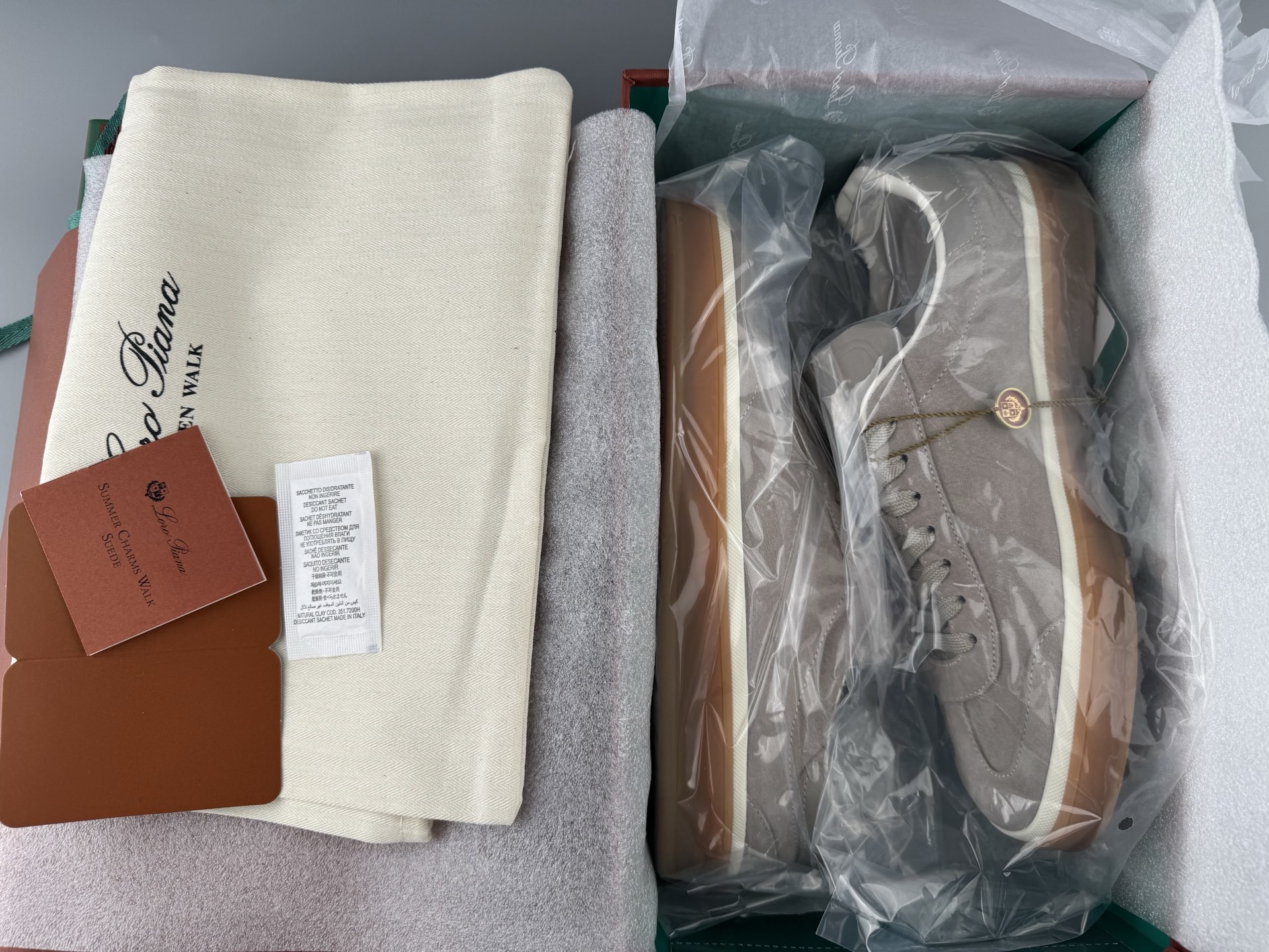 Loro Piana 25SS Tennis Walk Series Sneakers β Original design purchased and developed. This new model features suede and mesh with an ultra-low cut, suitable for year-round wear - Image 17