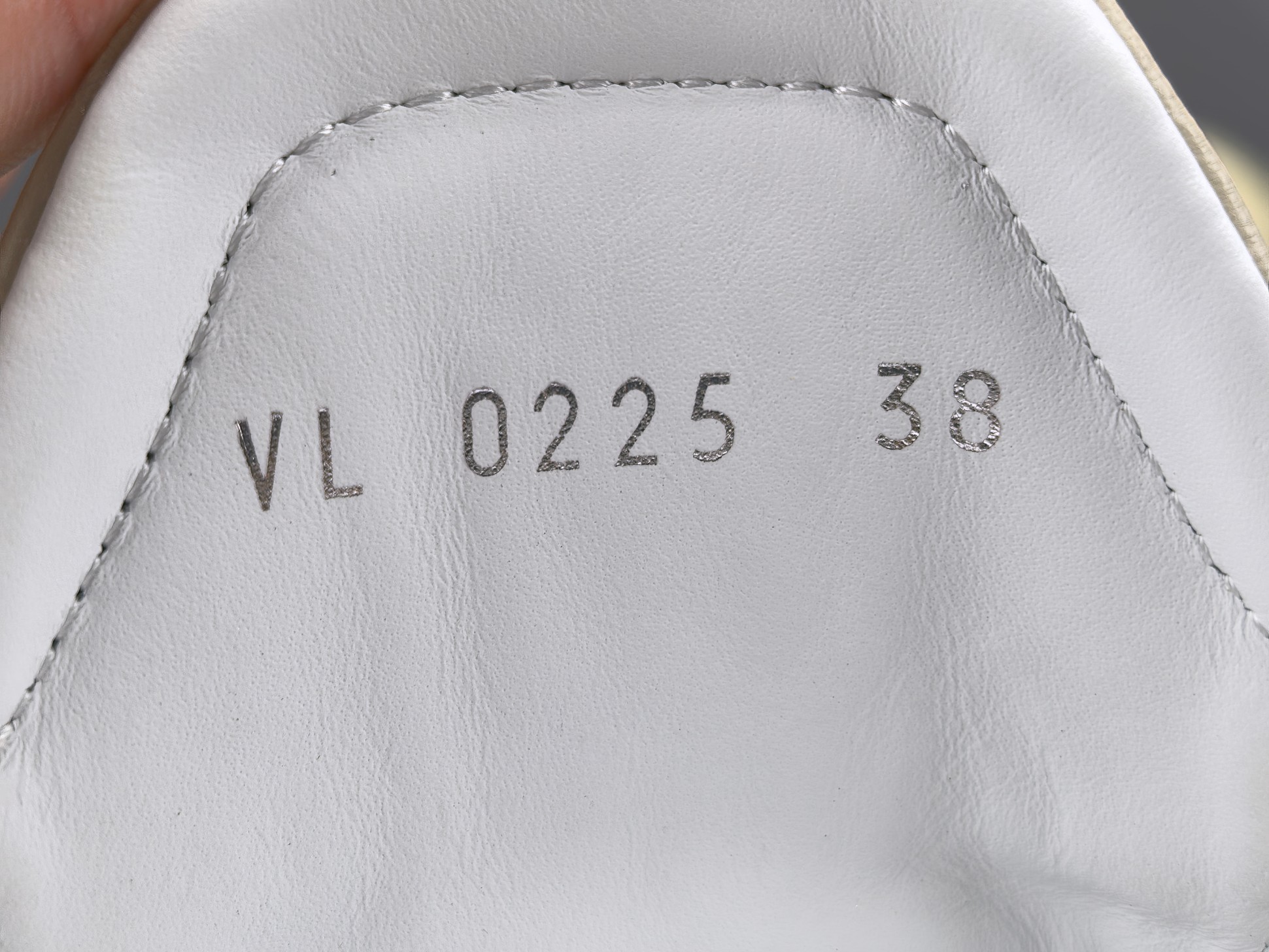 Louis Vuitton Sneakerina German trainer–style sneakers made of cowhide leather, featuring a round toe with lace-up closure, ballet-inspired design, thin sole, and low-top silhouette. Designed as women’s lifestyle casual shoes. - Image 6