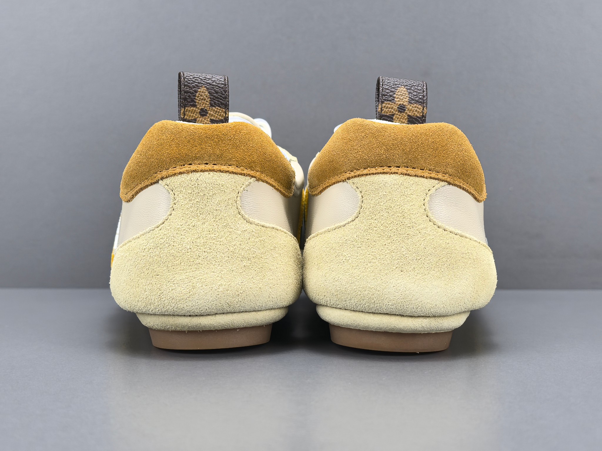 Louis Vuitton Sneakerina German trainer–style sneakers made of cowhide leather, featuring a round toe with lace-up closure, ballet-inspired design, thin sole, and low-top silhouette. Designed as women’s lifestyle casual shoes. - Image 7
