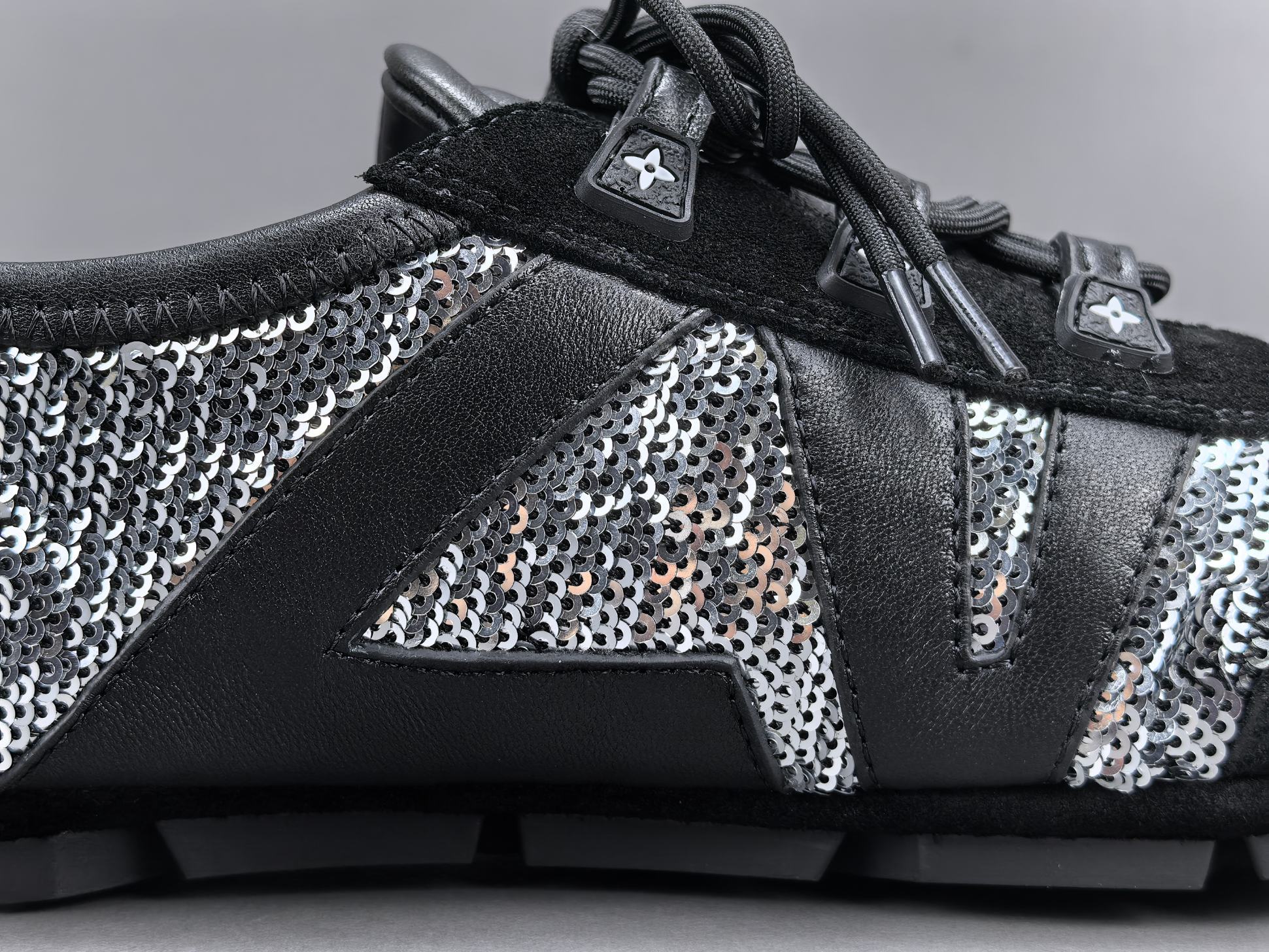 Louis Vuitton Sneakerina German trainer–style women’s casual sneakers made from cowhide leather, featuring a round toe, lace-up closure, ballet-inspired design, thin sole, and low-top silhouette. Designed for everyday lifestyle and casual wear. Sizes: 35, 36, 37, 38, 39, 40 (Women’s). - Image 8