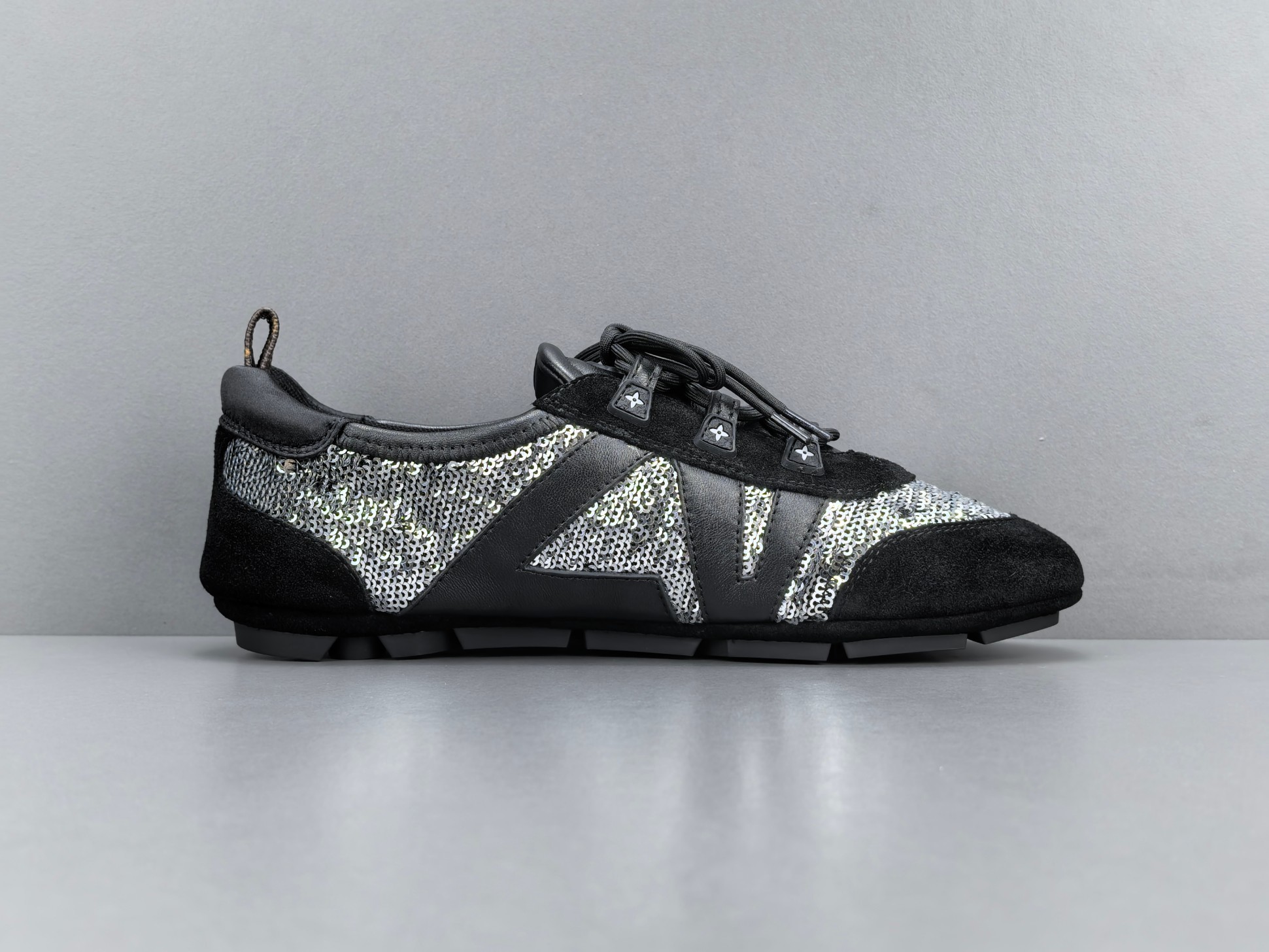 Louis Vuitton Sneakerina German trainer–style women’s casual sneakers made from cowhide leather, featuring a round toe, lace-up closure, ballet-inspired design, thin sole, and low-top silhouette. Designed for everyday lifestyle and casual wear. Sizes: 35, 36, 37, 38, 39, 40 (Women’s). - Image 11