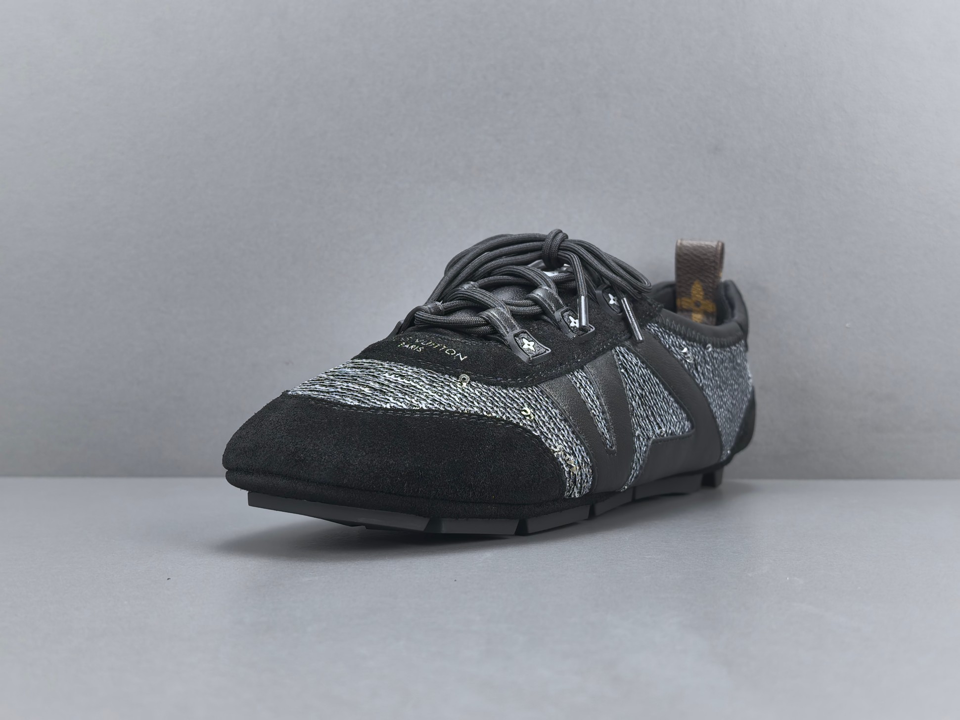 Louis Vuitton Sneakerina German trainer–style women’s casual sneakers made from cowhide leather, featuring a round toe, lace-up closure, ballet-inspired design, thin sole, and low-top silhouette. Designed for everyday lifestyle and casual wear. Sizes: 35, 36, 37, 38, 39, 40 (Women’s). - Image 15