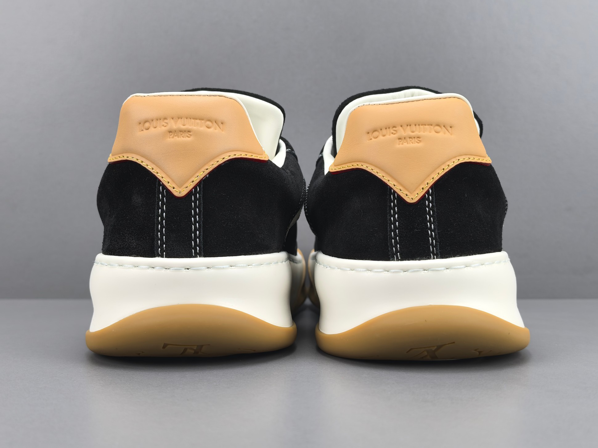 Louis Vuitton Tilted Men’s low-top skate sneakers crafted from suede calf leather, featuring a round toe and lace-up closure. Sizes: 39, 40, 41, 42, 43, 44, 45, 46 (Men’s) - Image 11