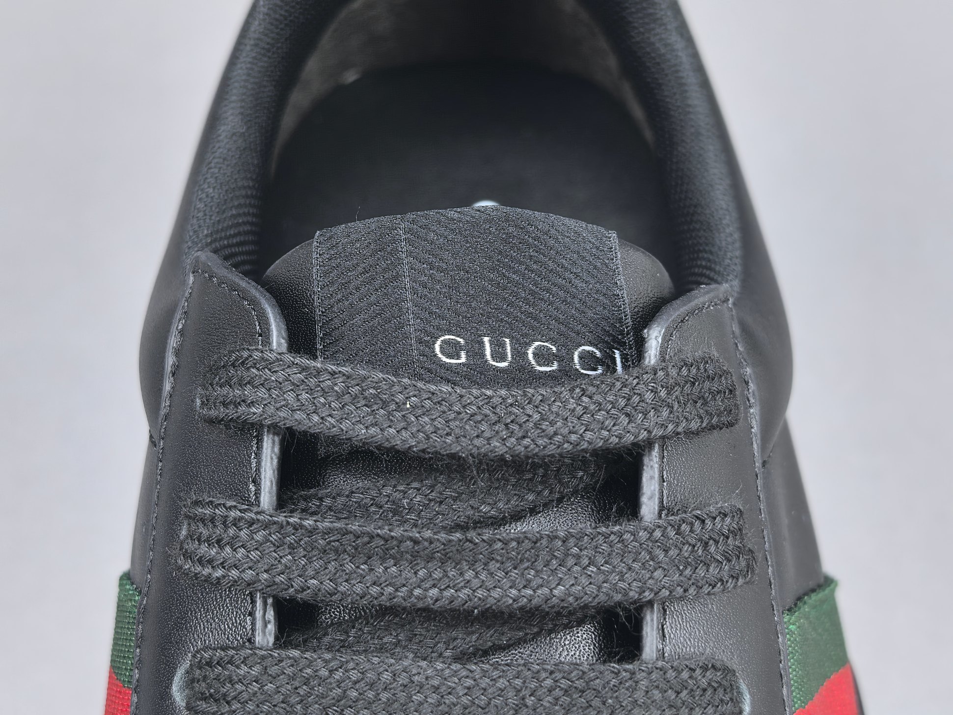 Gucci Chunky “Biscuit” Sneakers Low-top sneakers crafted from calf leather, featuring a round toe and lace-up closure. Sizes: 35, 36, 37, 38, 39, 40, 41, 42, 43, 44, 45 (Unisex). - Image 3