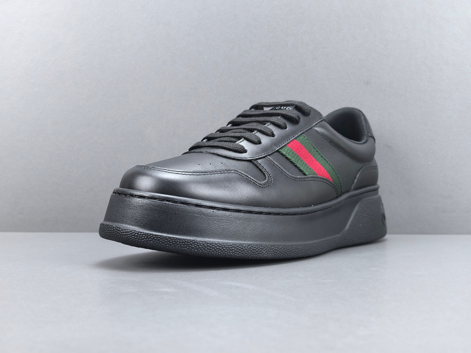 Gucci Chunky “Biscuit” Sneakers Low-top sneakers crafted from calf leather, featuring a round toe and lace-up closure. Sizes: 35, 36, 37, 38, 39, 40, 41, 42, 43, 44, 45 (Unisex). - Image 10