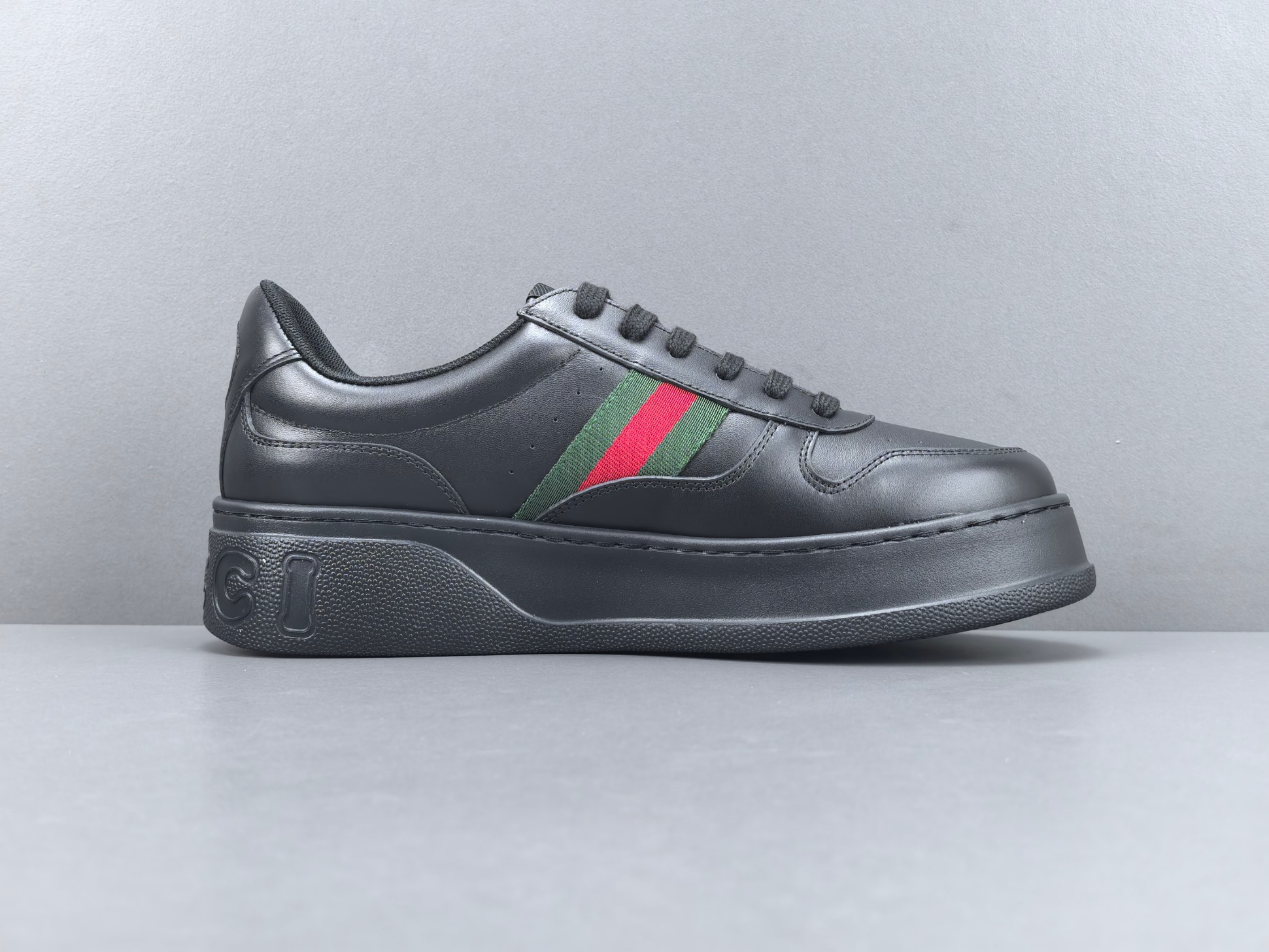 Gucci Chunky “Biscuit” Sneakers Low-top sneakers crafted from calf leather, featuring a round toe and lace-up closure. Sizes: 35, 36, 37, 38, 39, 40, 41, 42, 43, 44, 45 (Unisex). - Image 13