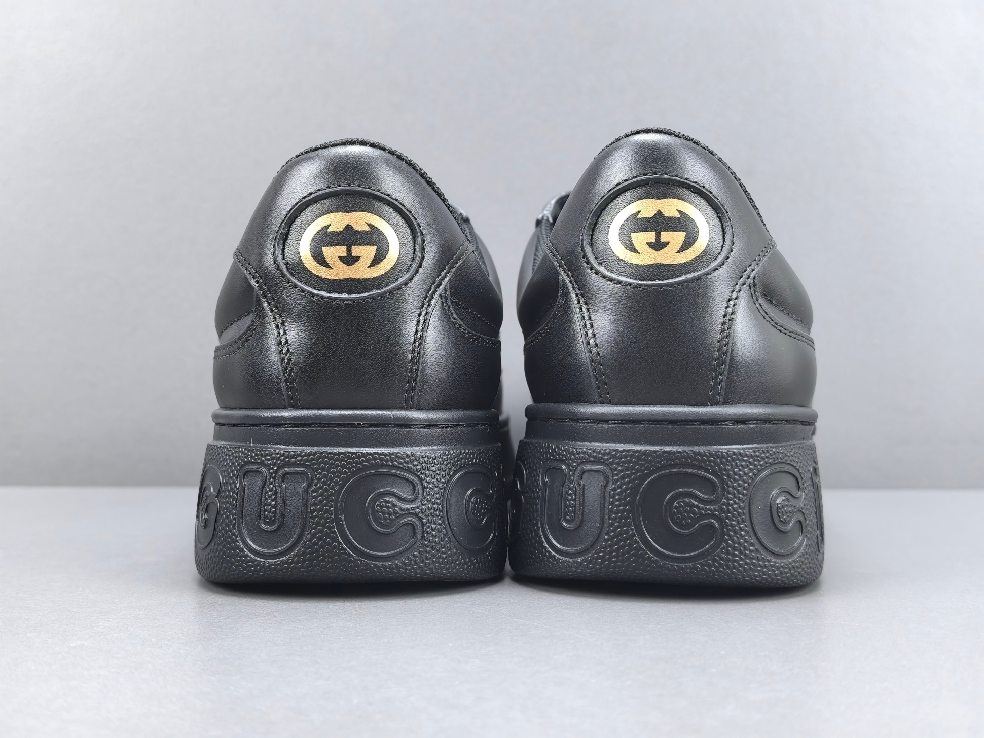 Gucci Chunky “Biscuit” Sneakers Low-top sneakers crafted from calf leather, featuring a round toe and lace-up closure. Sizes: 35, 36, 37, 38, 39, 40, 41, 42, 43, 44, 45 (Unisex). - Image 16