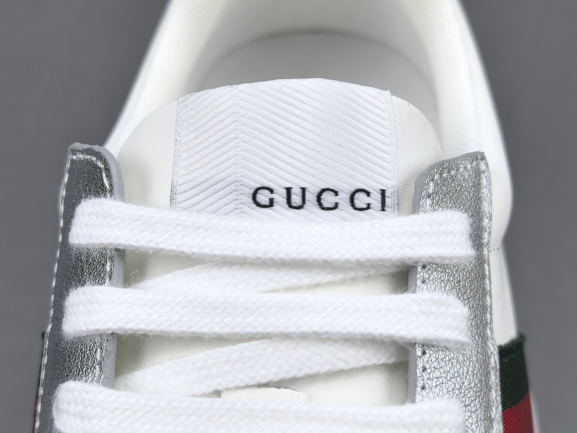 Gucci Chunky “Biscuit” Sneakers Low-top sneakers crafted from calf leather, featuring a round toe and lace-up closure. Sizes: 35, 36, 37, 38, 39, 40, 41, 42, 43, 44, 45 (Unisex). - Image 2