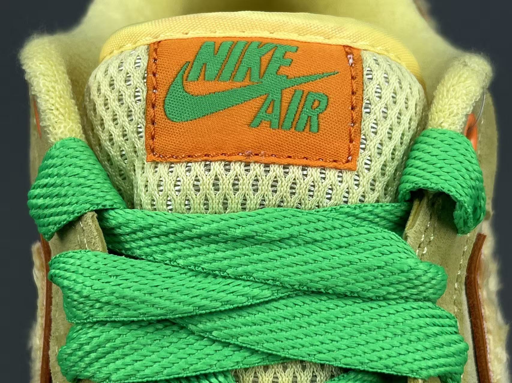 Nike x DOAF Air Force 1 “Egg or Duck” Low-top sneakers in white and green, featuring a comfortable and soft design. Suitable for men and women (unisex). - Image 7