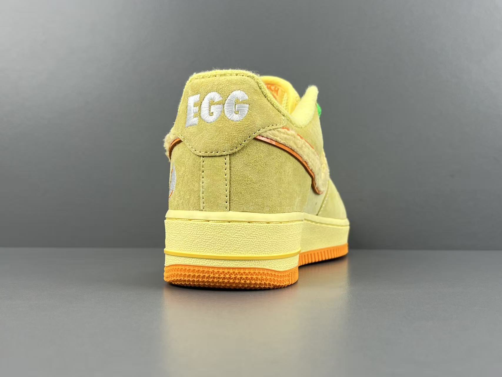 Nike x DOAF Air Force 1 “Egg or Duck” Low-top sneakers in white and green, featuring a comfortable and soft design. Suitable for men and women (unisex). - Image 11