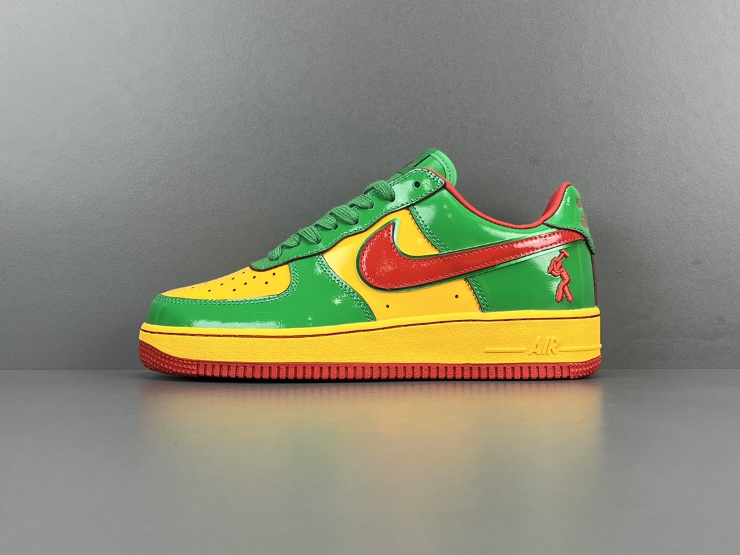Nike x Lil Yachty Air Force 1 Low Collaborative low-top Air Force 1 casual sneakers. Item number: IH4383-300