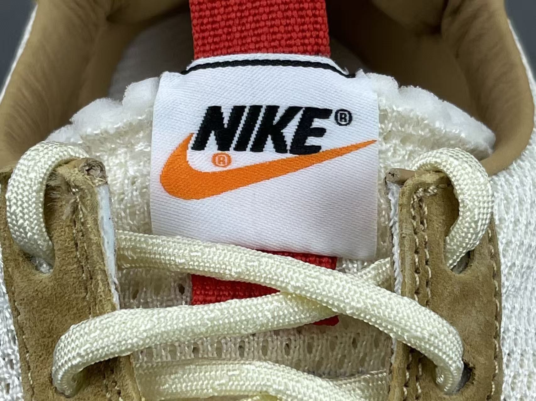 Nike x Tom Sachs Craft Mars Yard 3.0 Men’s low-top lifestyle sneakers in beige-brown, featuring comfortable, versatile wear, and slip-resistant, durable sole. Item number: IF2885-100. - Image 6