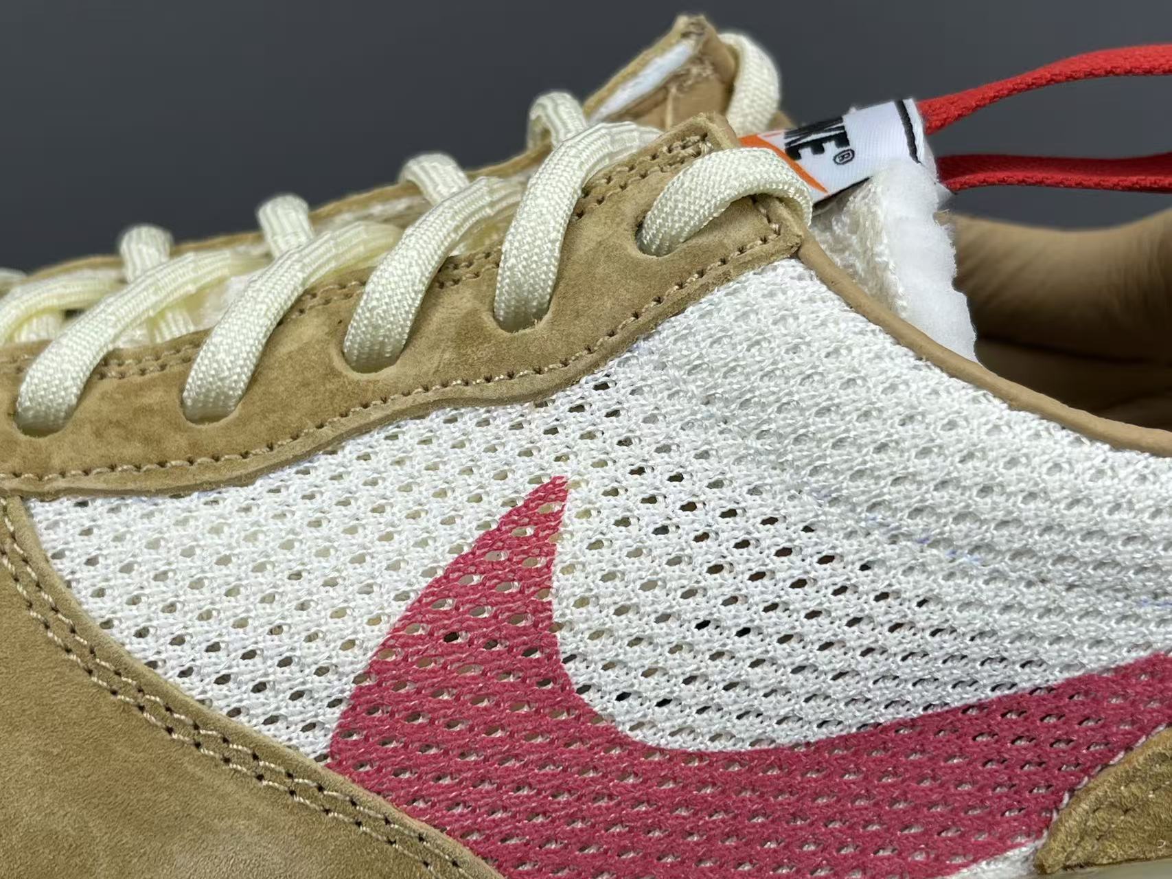 Nike x Tom Sachs Craft Mars Yard 3.0 Men’s low-top lifestyle sneakers in beige-brown, featuring comfortable, versatile wear, and slip-resistant, durable sole. Item number: IF2885-100. - Image 8