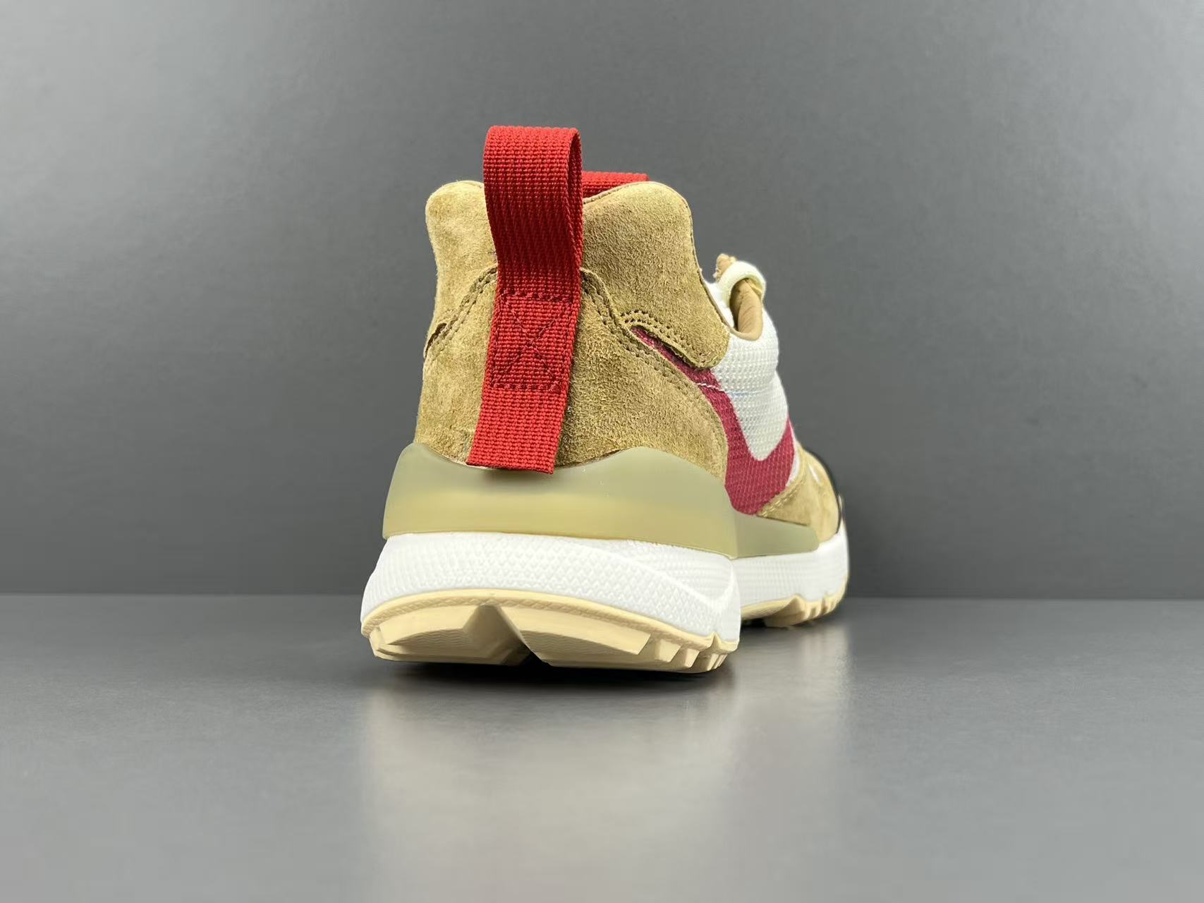 Nike x Tom Sachs Craft Mars Yard 3.0 Men’s low-top lifestyle sneakers in beige-brown, featuring comfortable, versatile wear, and slip-resistant, durable sole. Item number: IF2885-100. - Image 10
