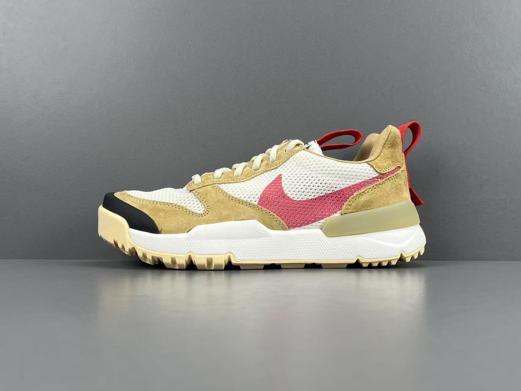 Nike x Tom Sachs Craft Mars Yard 3.0 Men’s low-top lifestyle sneakers in beige-brown, featuring comfortable, versatile wear, and slip-resistant, durable sole. Item number: IF2885-100. - Image 12