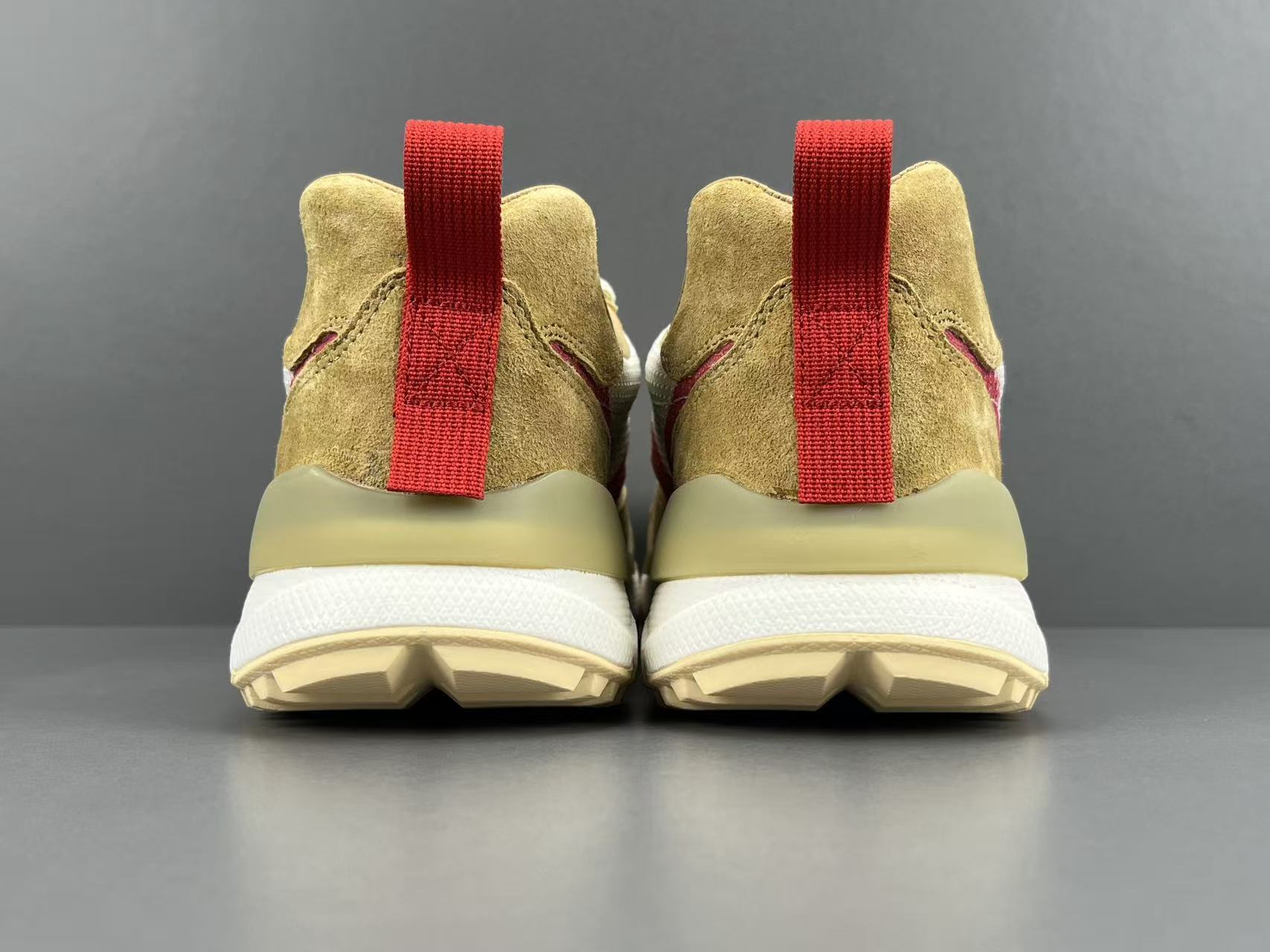 Nike x Tom Sachs Craft Mars Yard 3.0 Men’s low-top lifestyle sneakers in beige-brown, featuring comfortable, versatile wear, and slip-resistant, durable sole. Item number: IF2885-100. - Image 14