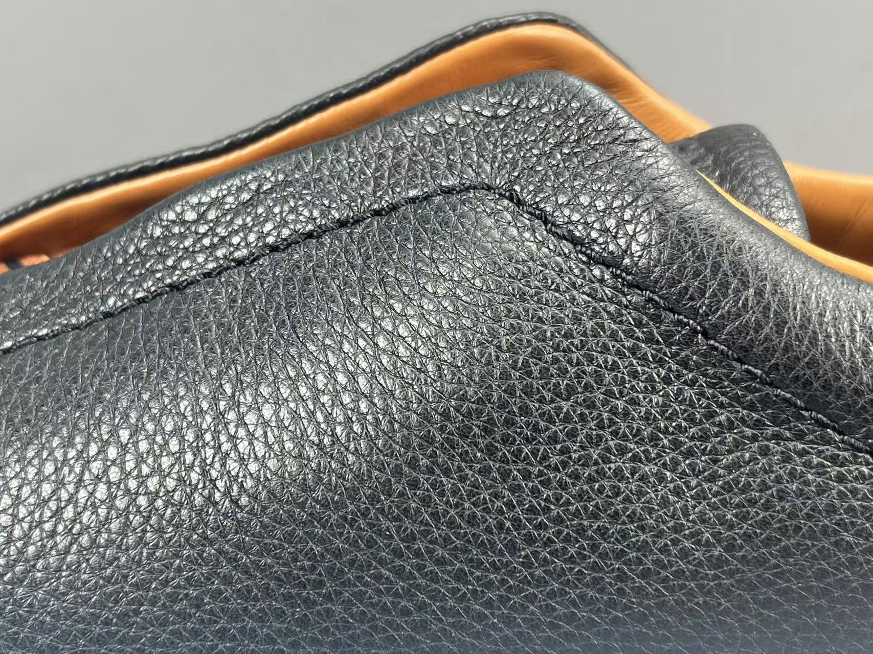 Ermenegildo Zegna Zegan Triple Stitch Men’s low-top sneakers made of leather, featuring a round toe and flat sole. Sizes: 39, 40, 41, 42, 43, 44, 45. - Image 8