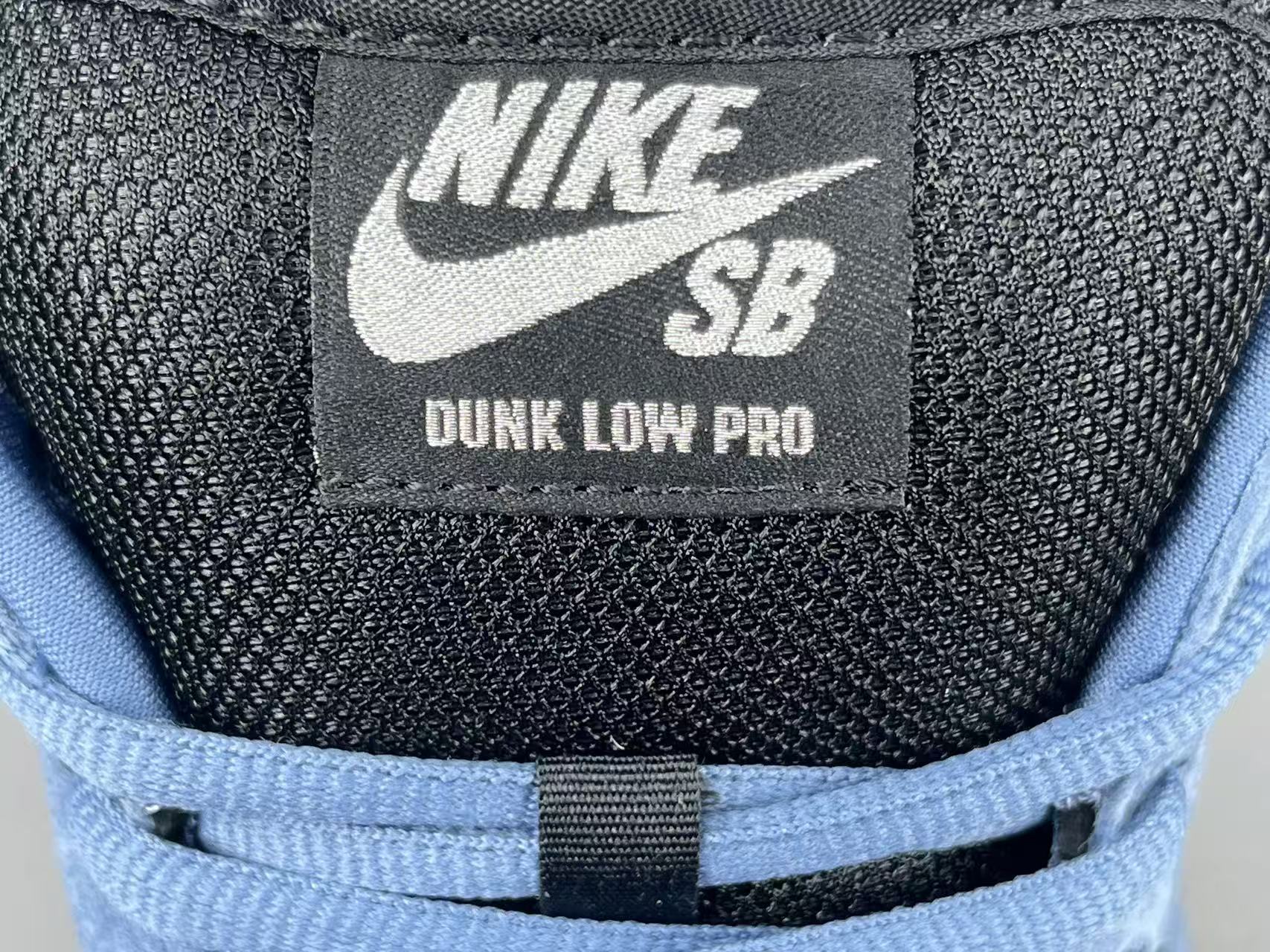Nike x Supreme Dunk SB Low Low-top skate sneakers in black and blue, featuring soft and comfortable wear and a slip-resistant, durable sole. Suitable for men and women (unisex). - Image 9