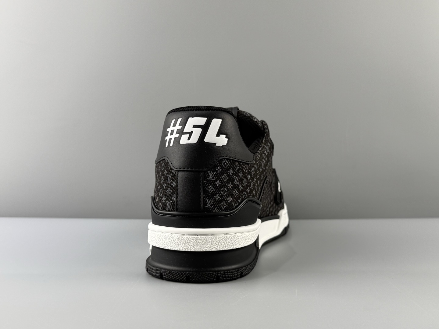 LOUIS VUITTON 2026 latest colorway Trainer, featuring an all-denim and suede construction, floral details, handwritten-style branding, round toe, lace-up closure, and low-top sneaker design - Image 12