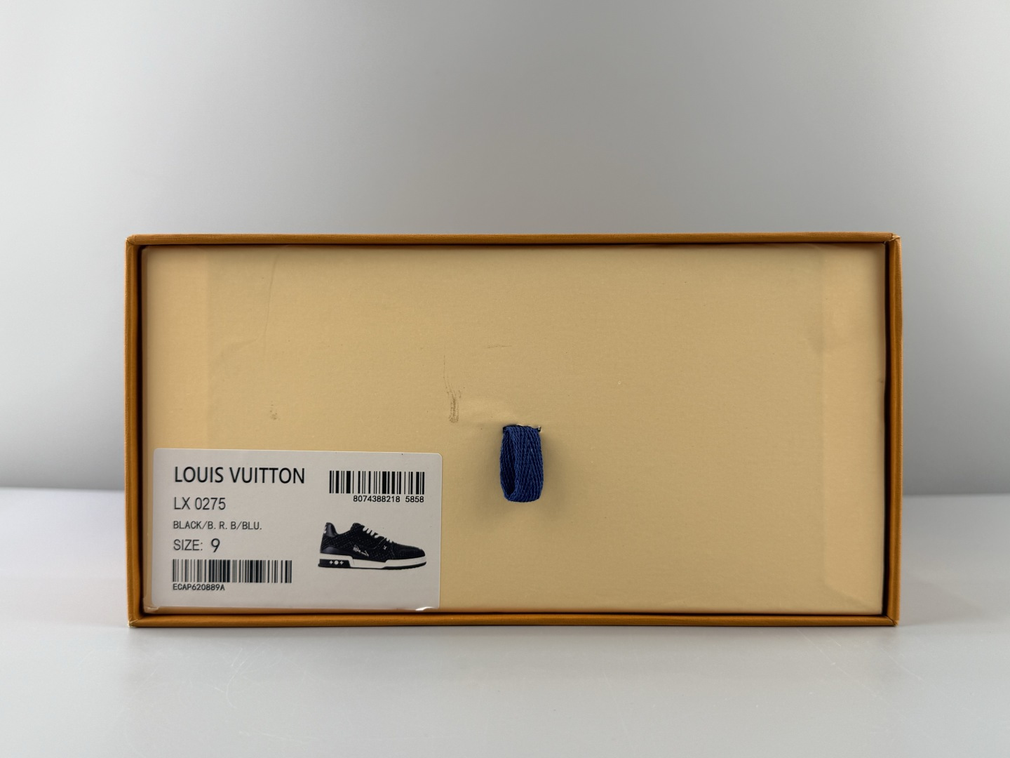 LOUIS VUITTON 2026 latest colorway Trainer, featuring an all-denim and suede construction, floral details, handwritten-style branding, round toe, lace-up closure, and low-top sneaker design - Image 15