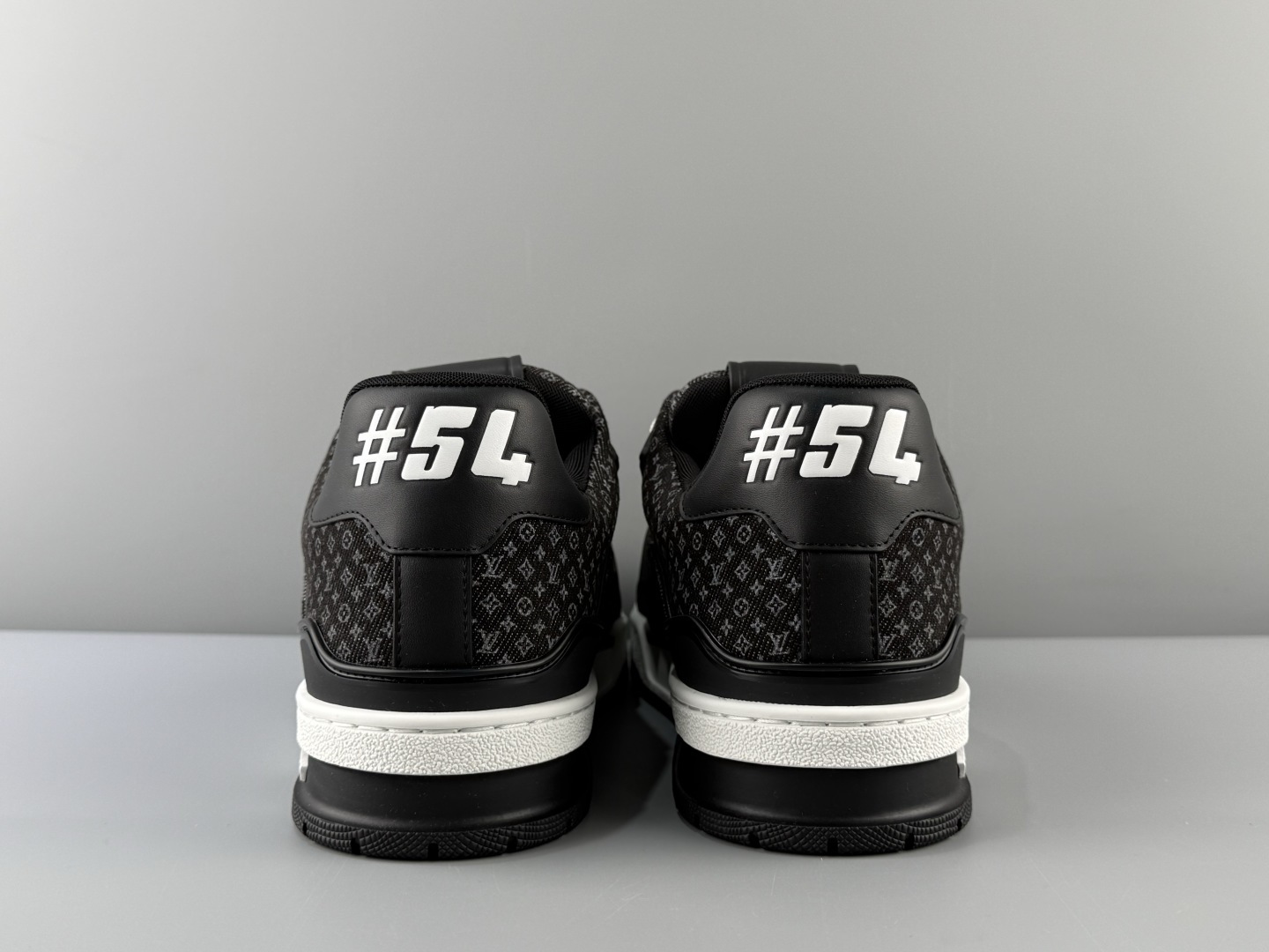 LOUIS VUITTON 2026 latest colorway Trainer, featuring an all-denim and suede construction, floral details, handwritten-style branding, round toe, lace-up closure, and low-top sneaker design - Image 16